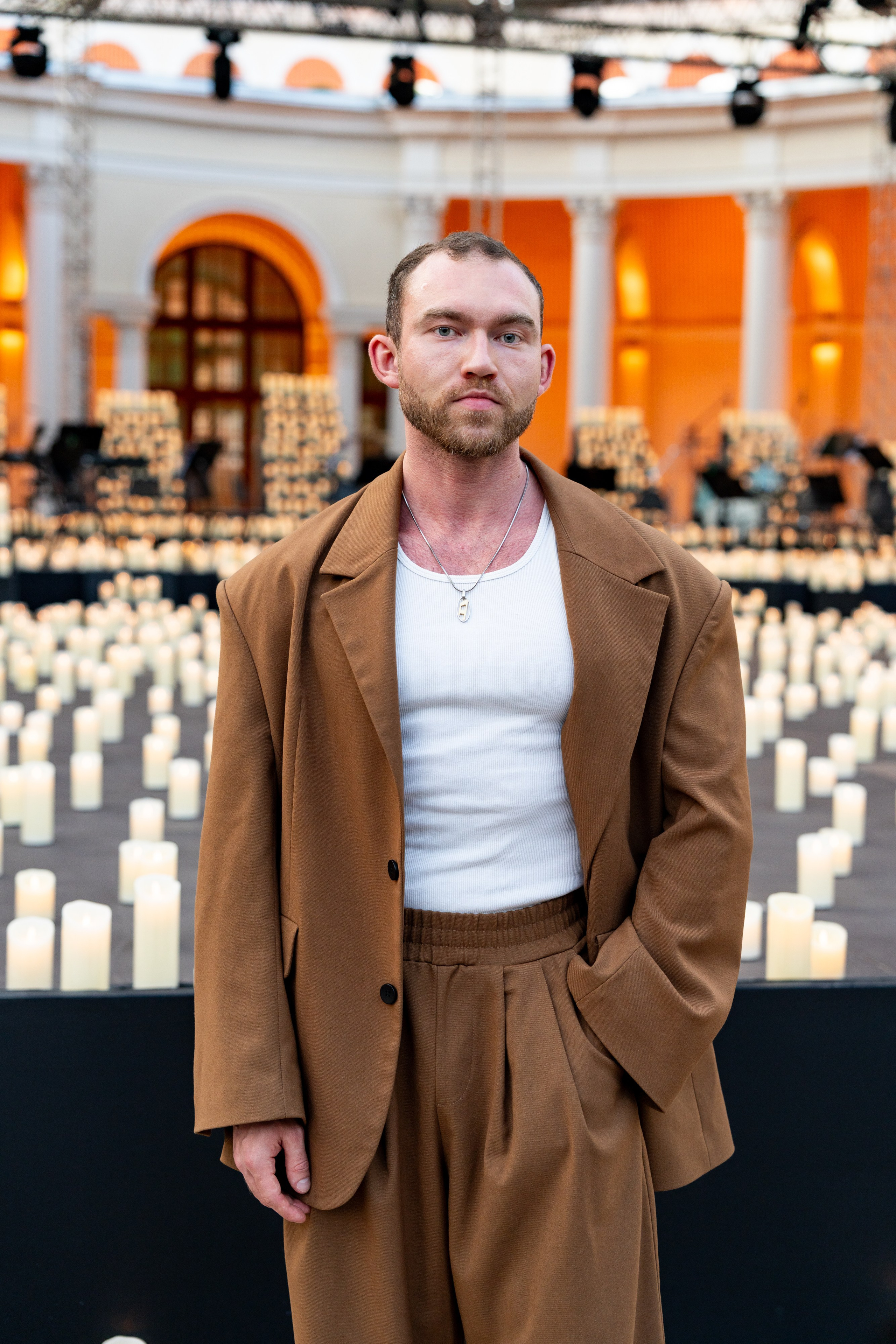 Симфонический оркестр Lumisfera при свечах. Фотограф Никита Комаров