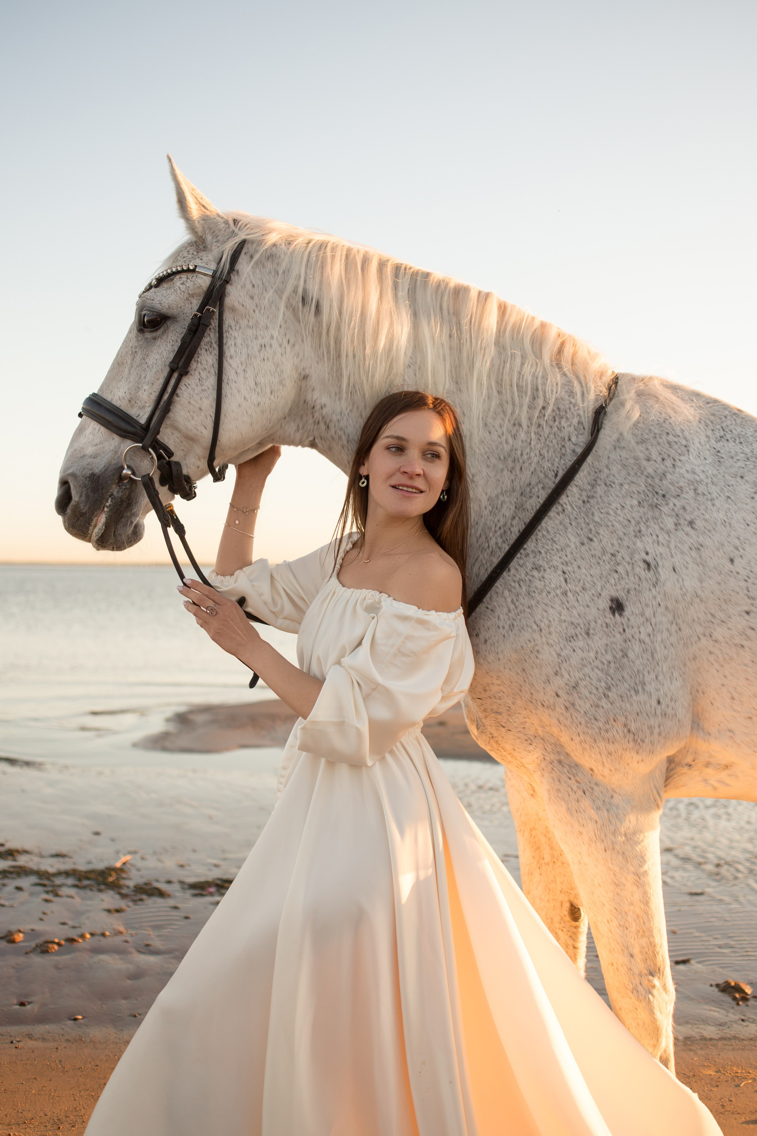Фотосессия с лошадью на Финском заливе