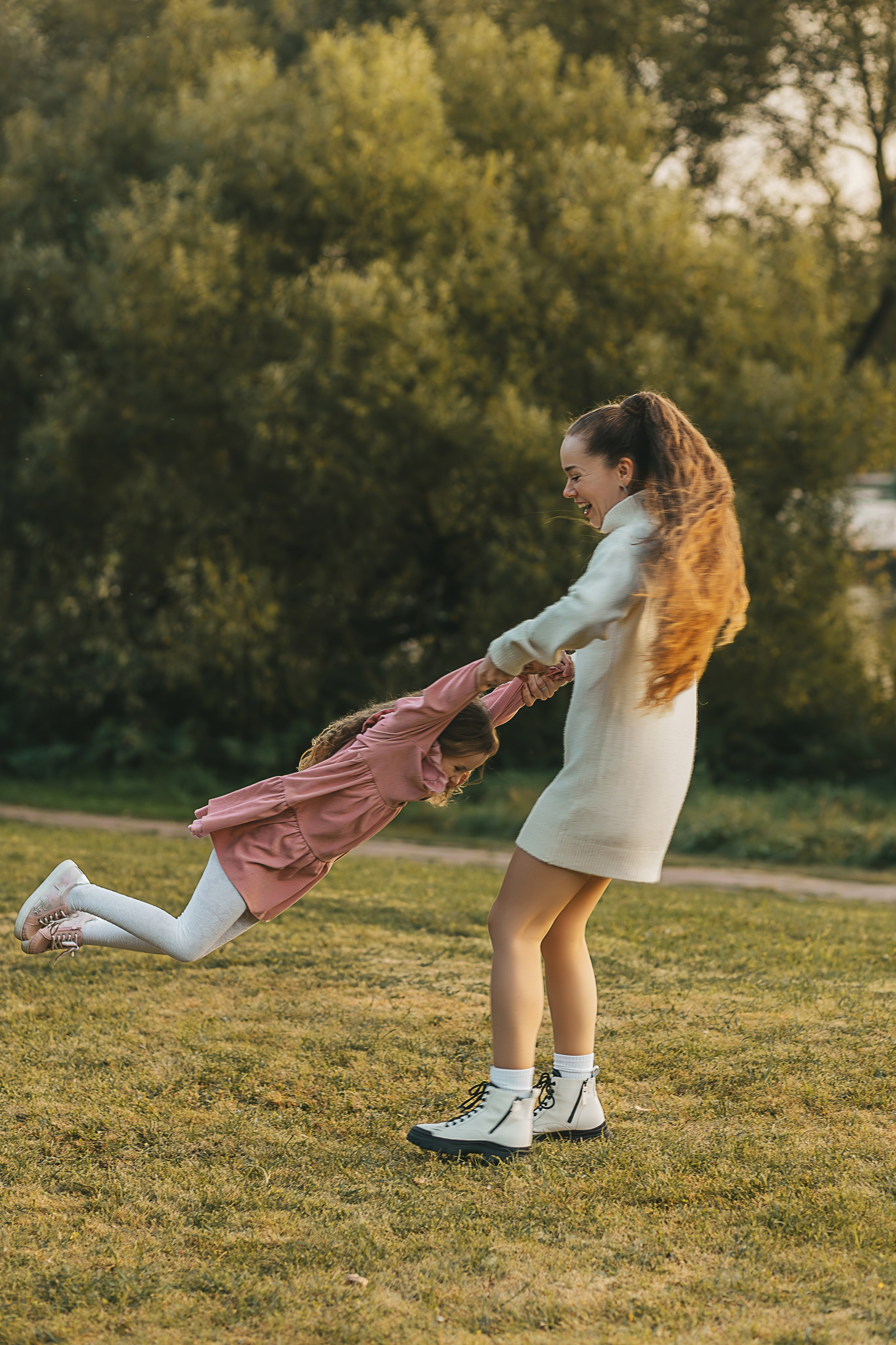 Осеняя Фотосессия мамы с дочками. Семейный и женский фотограф в Москве Надежда Воробьева