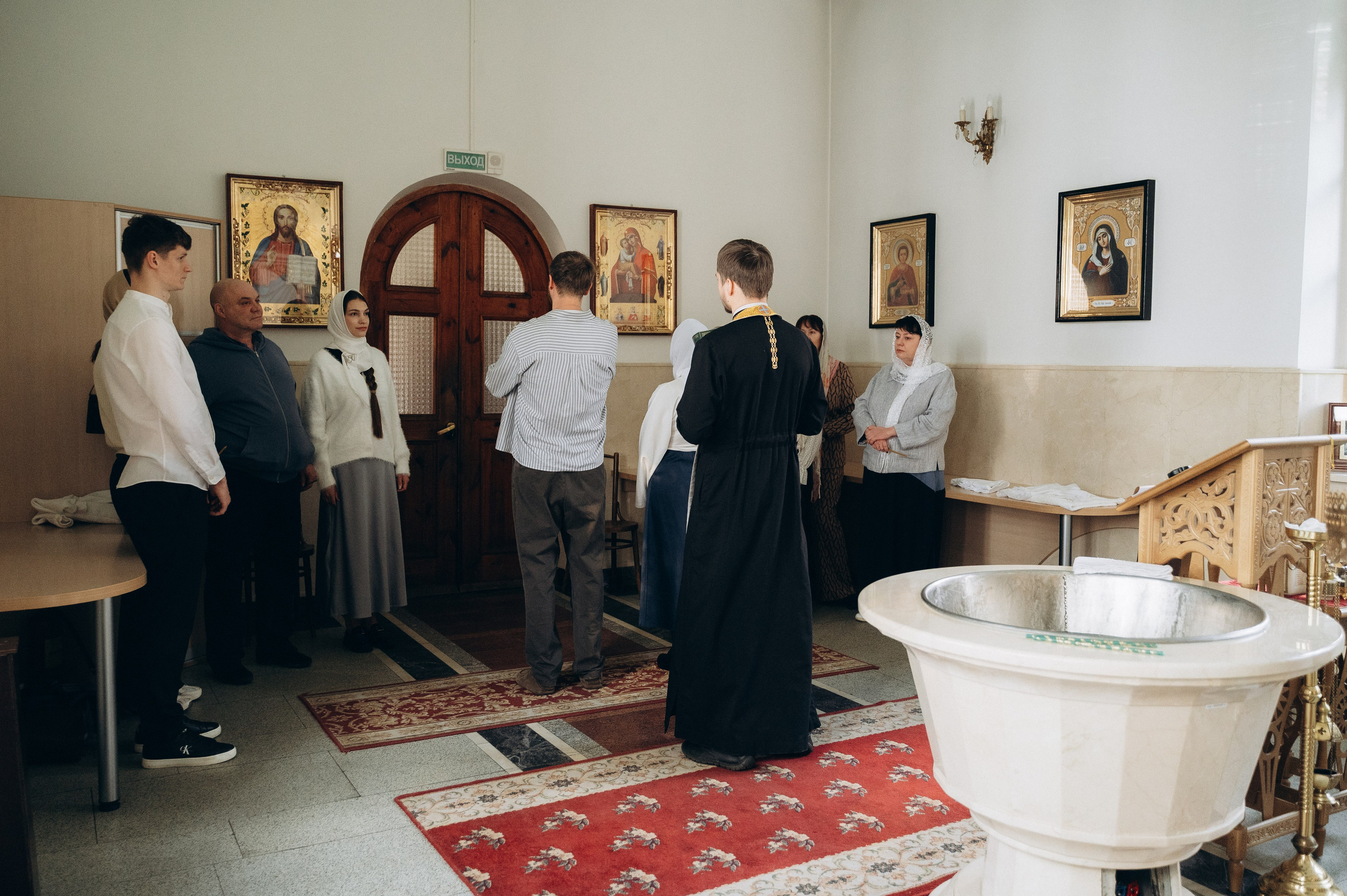 Крещение Артура (Храм Марии Магдалины). Семейный фотограф в Минске Дарья Дреко