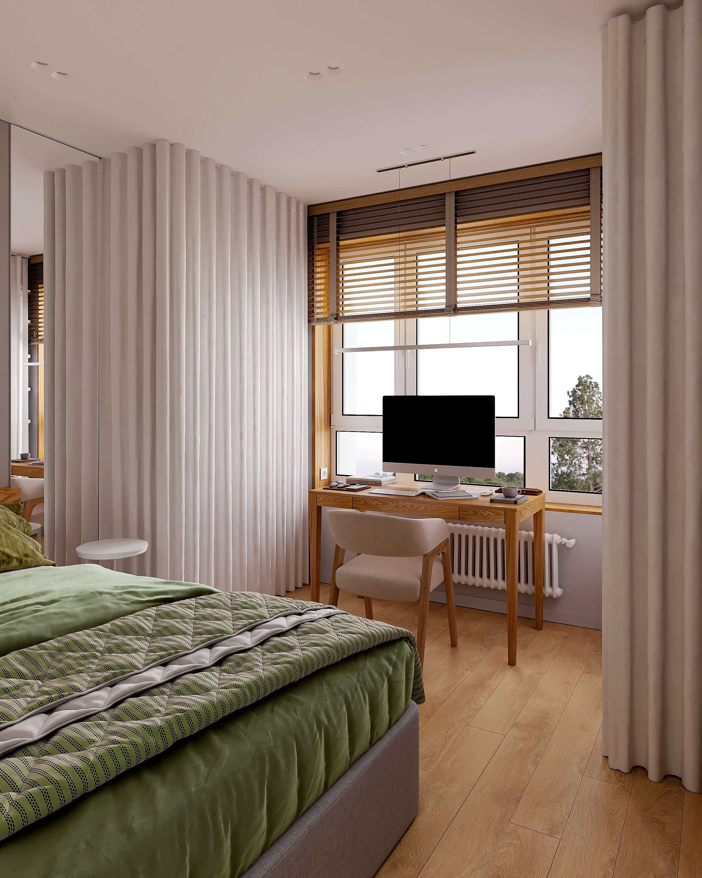 Квартира 37 м². 3Д-Визуализация Наталья Макогонова