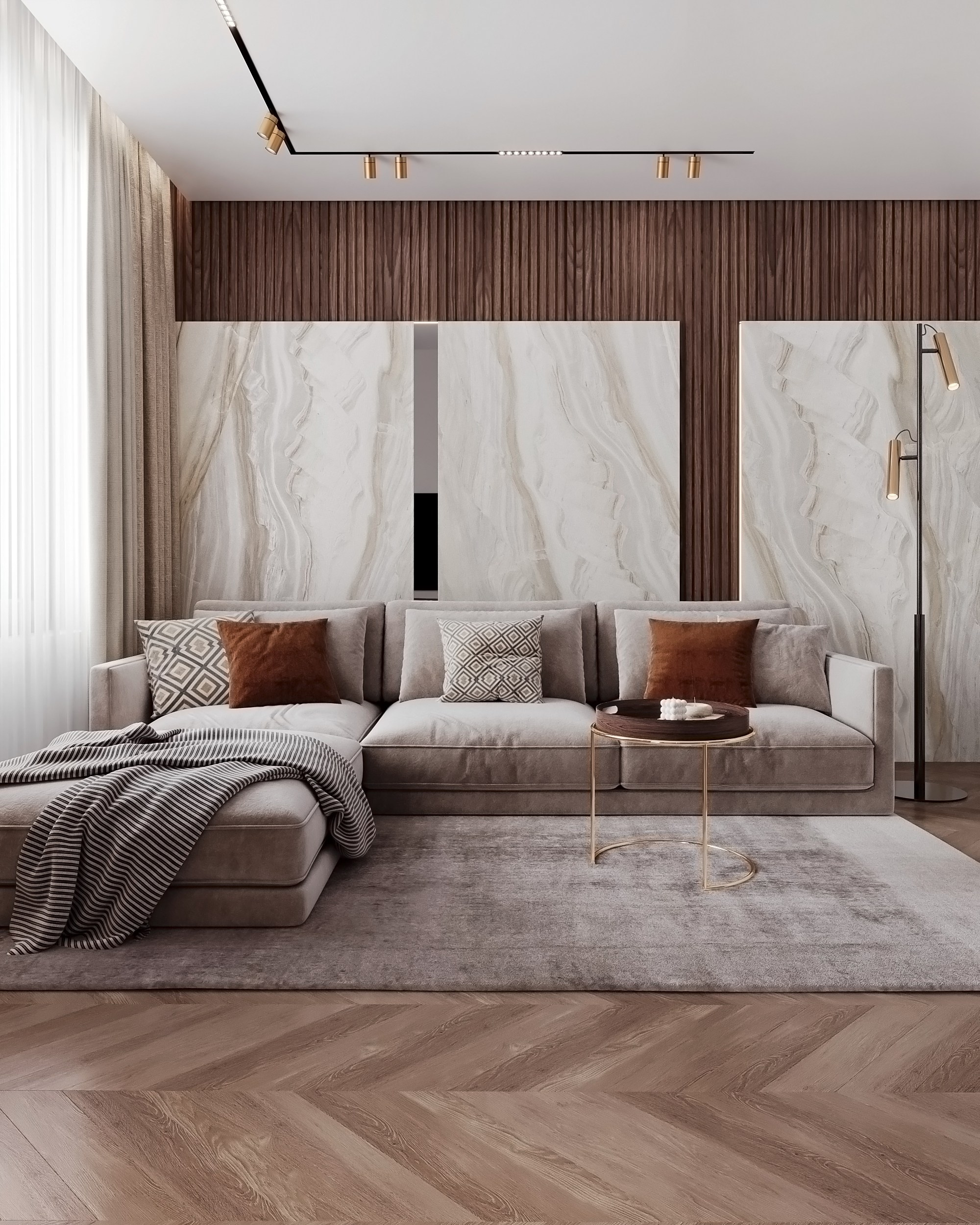 ЖК Хендлайнер 103 м². 3Д-Визуализация Наталья Макогонова