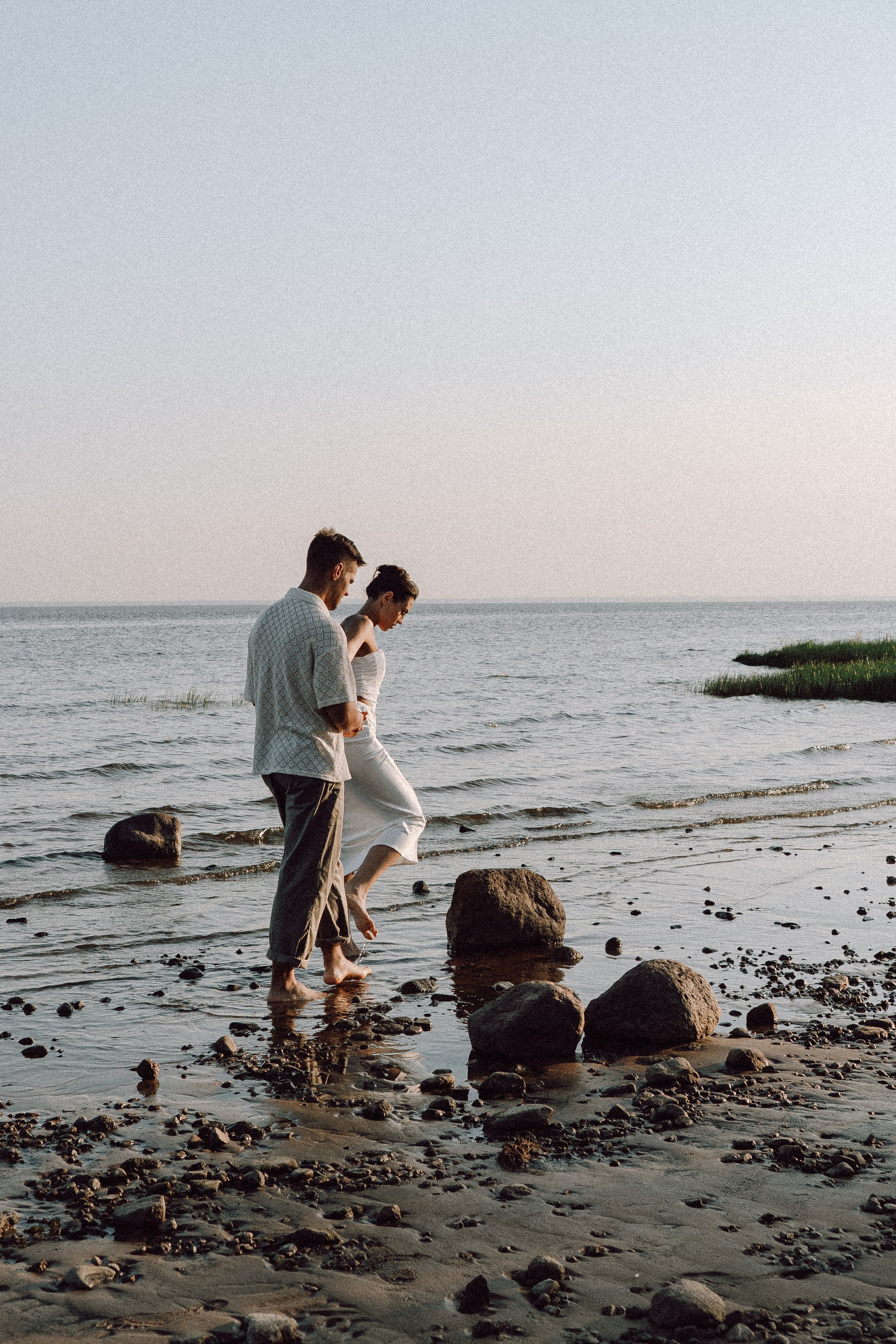 СВАДЕБНАЯ ФОТОСЕССИЯ ВЫЕЗДНОЙ ЦЕРЕМОНИИ (ФИНСКИЙ ЗАЛИВ). Профессиональный фотограф, Санкт-Петербург — Виктория Богомолова
