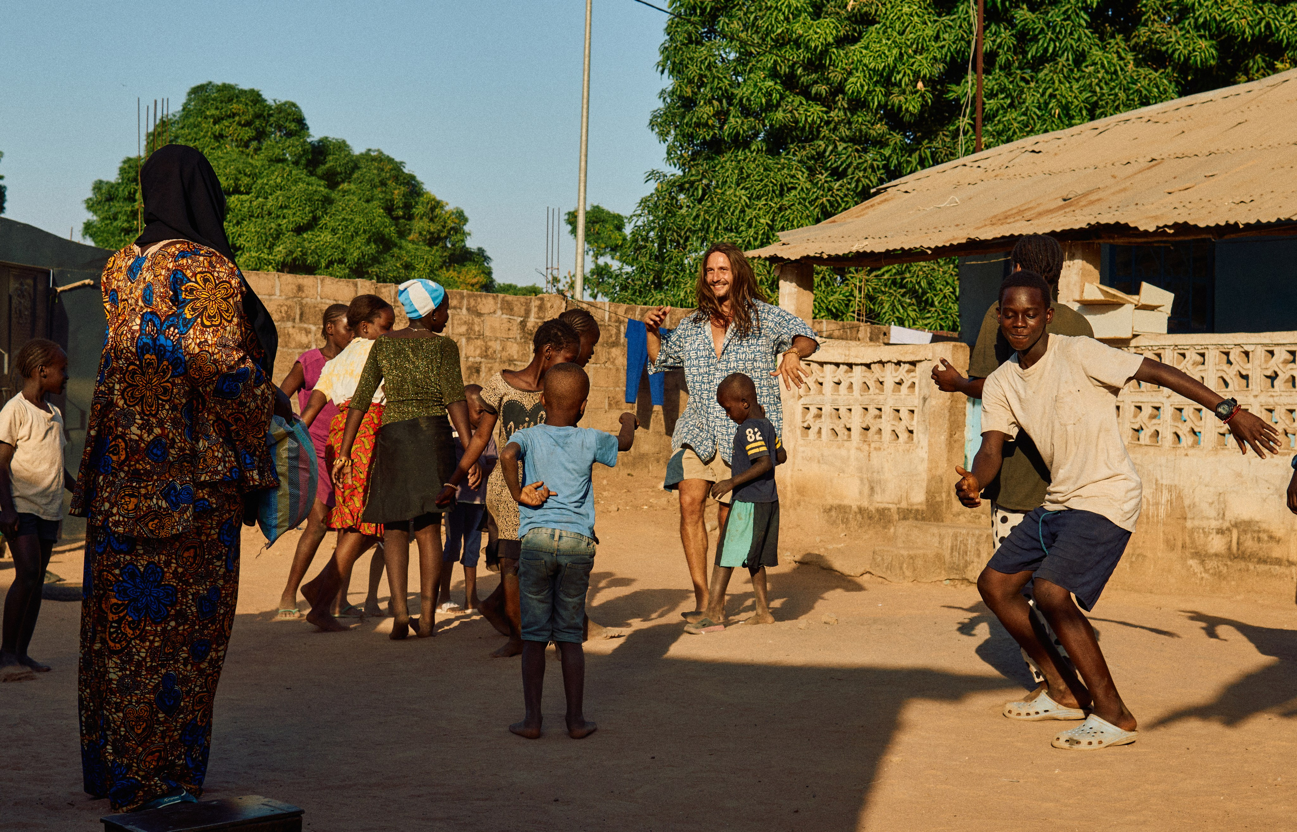 Gambia River. See the moment and catche. commercial and reportage