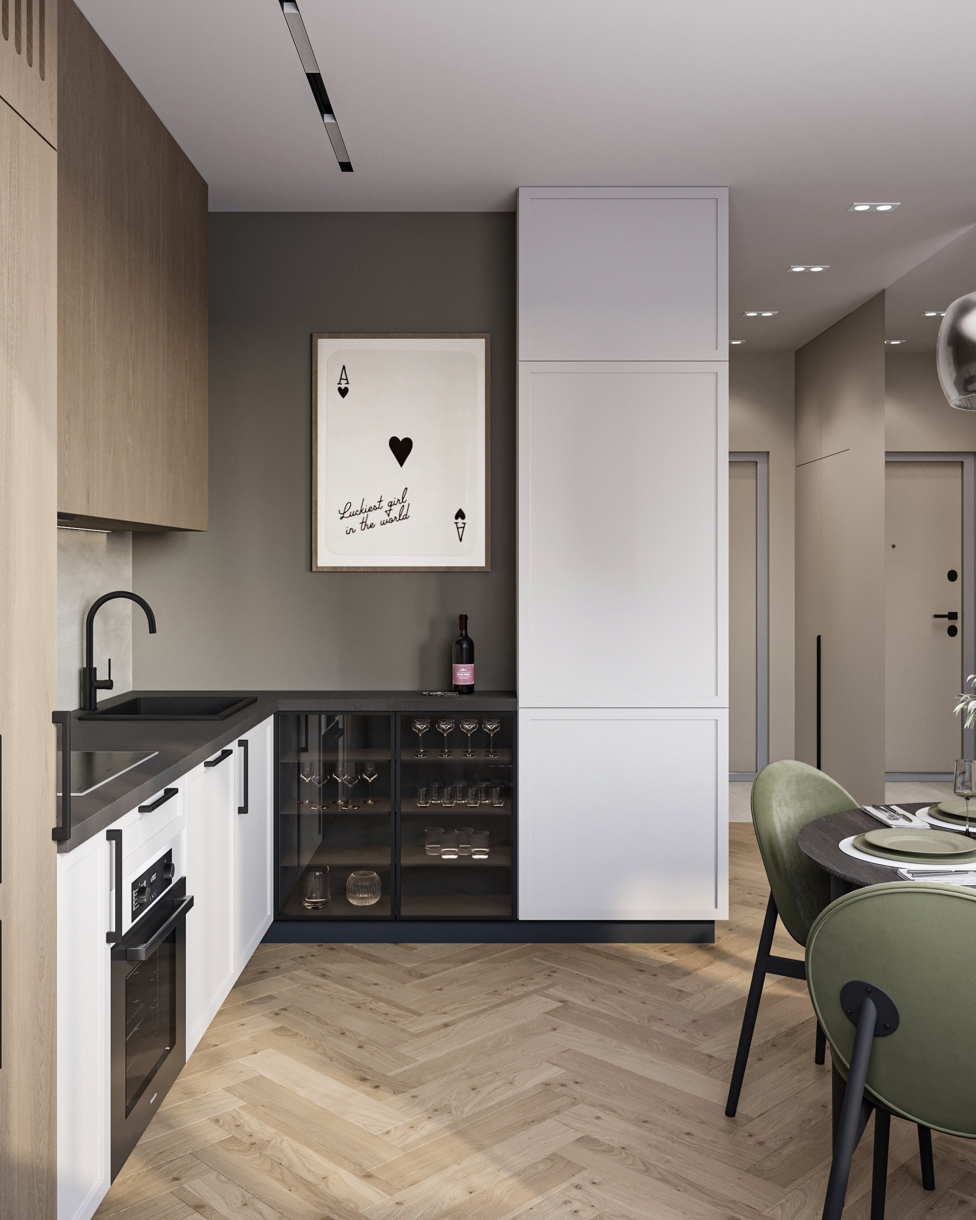 Квартира в ЖК Татьянин парк. Дизайнер интерьера Дарья Орлова