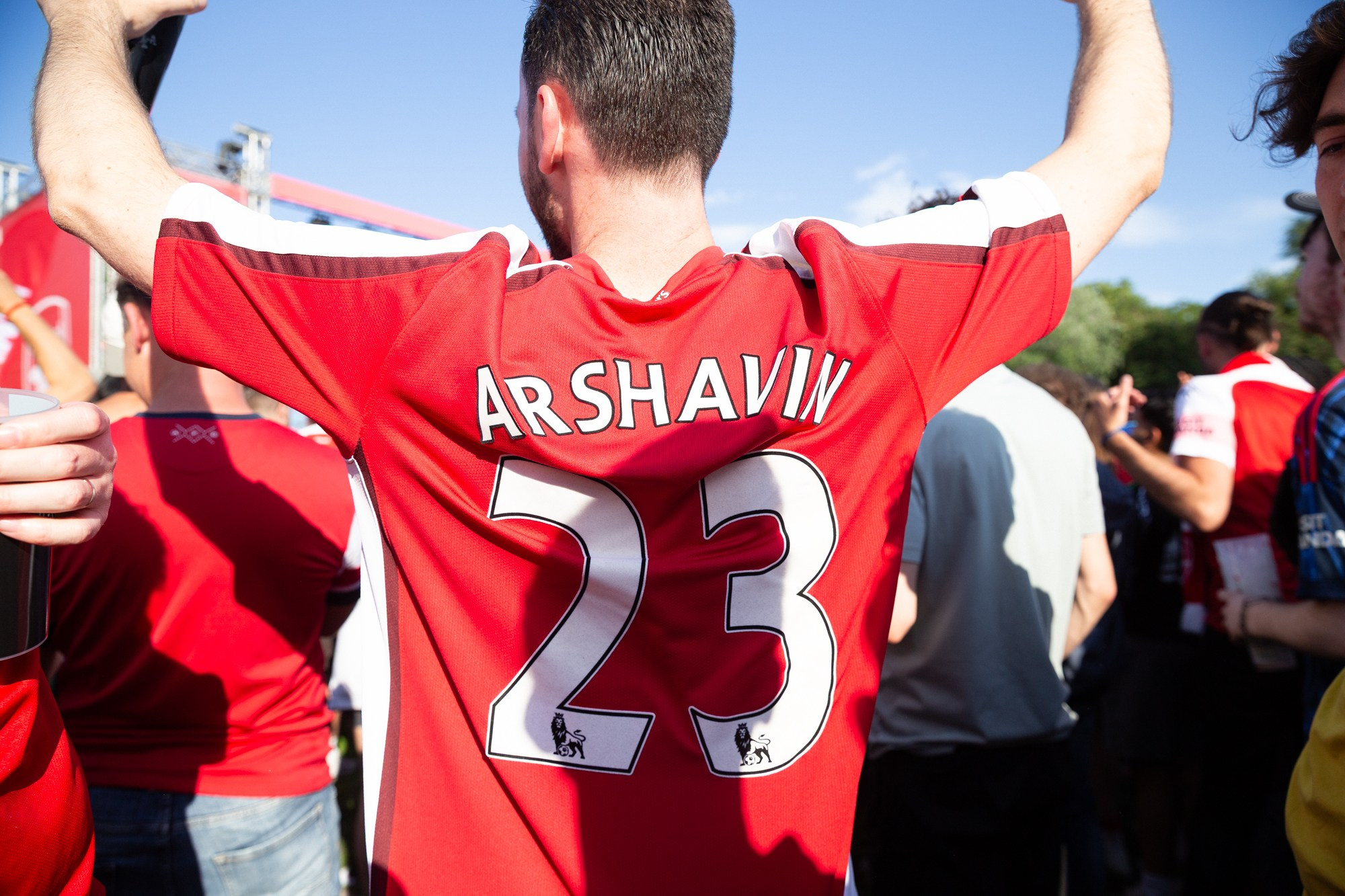 UEFA Champions League Final. Arsenal vs PSG. Budapest 2026. Arsenal Fan Zone. Photographer in Budapest  — Yura Knyazev