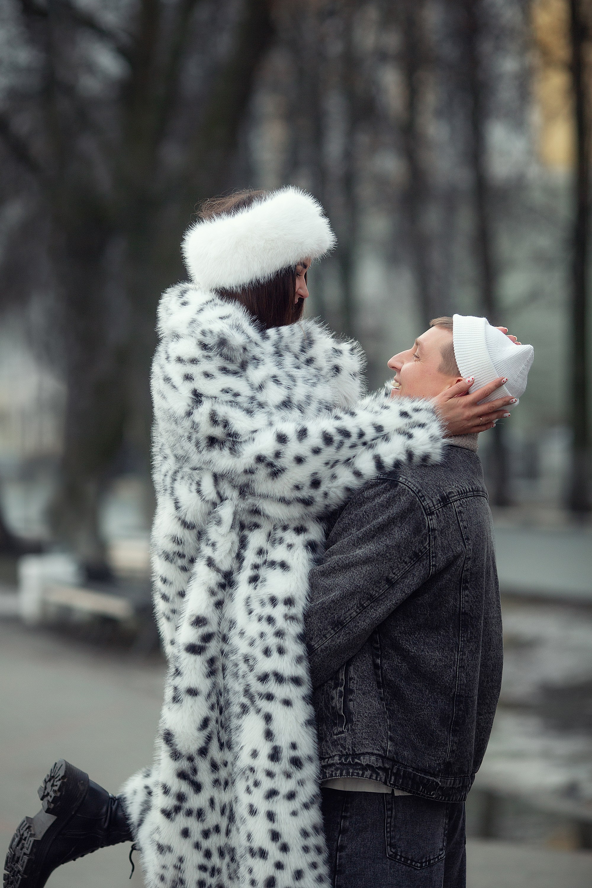 Красивая лав стори с четвероногим другом. Семейный фотограф Татьяна Надеждина | Москва, Московская область, Ярославль