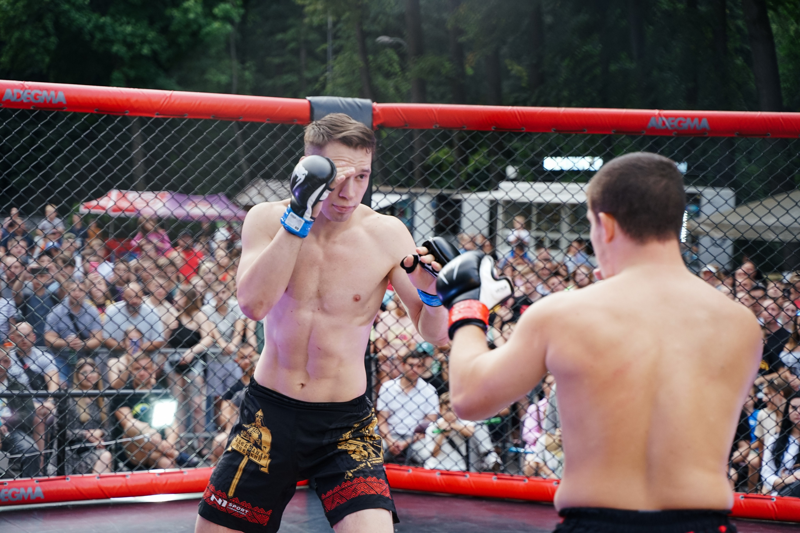 Вечер боев в ЦПКиО. Фотограф Надежда Погребняк | Рязань | Москва
