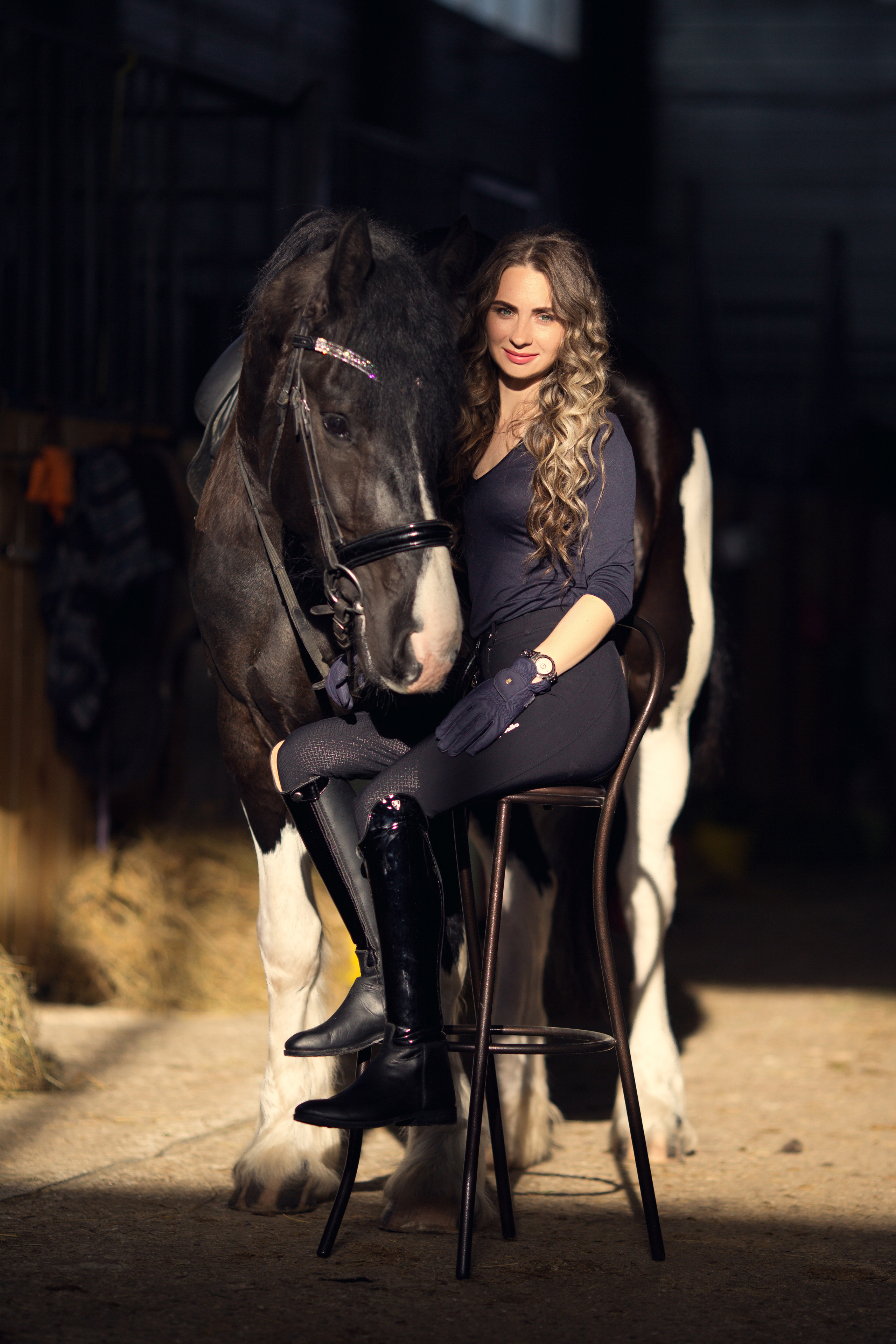 Фотосессия с лошадью барокпинто