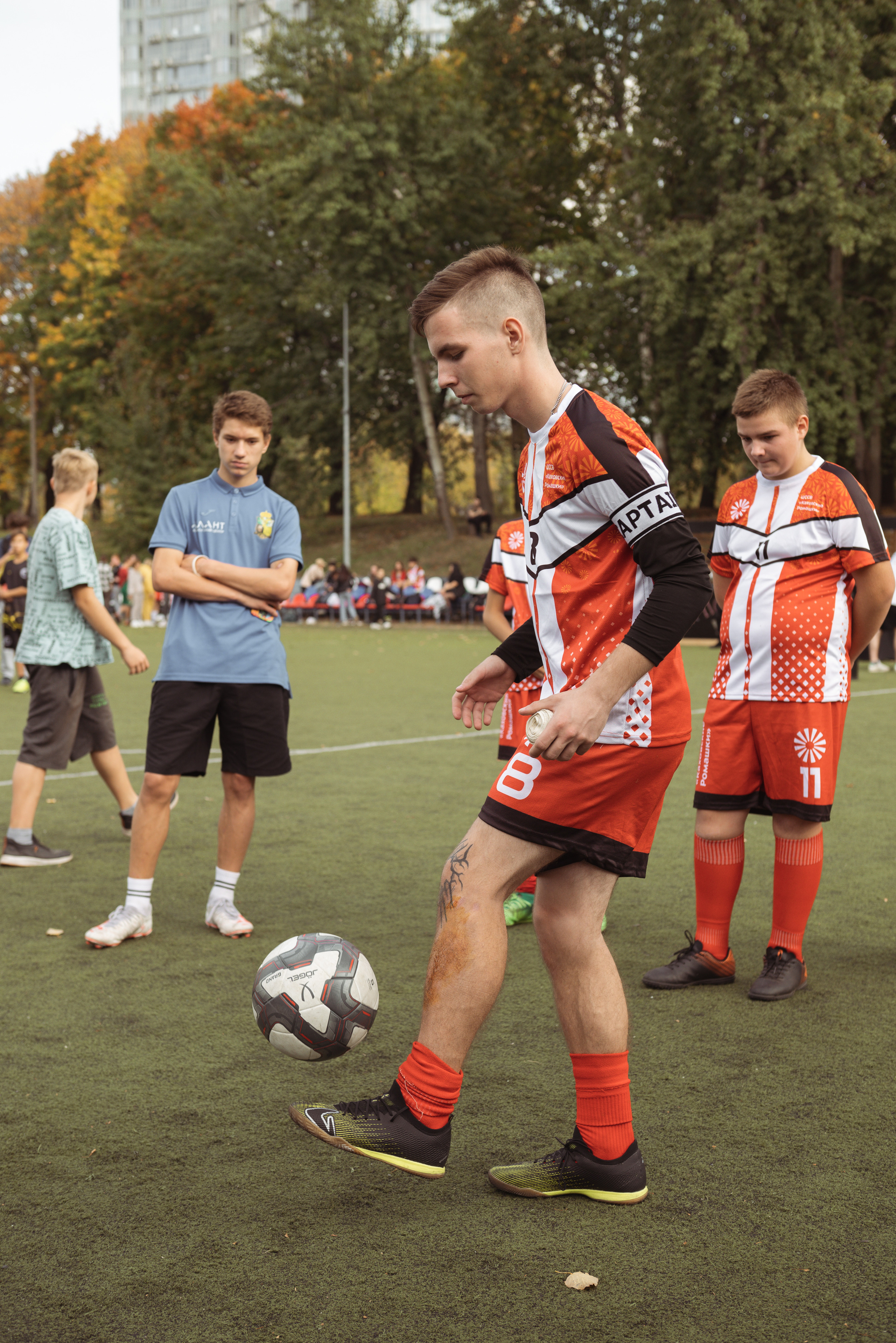 Чемпионат по футболу «Открытие» (Каховские ромашки). Фотограф Москва Настя Профотовна. Репортажные, свадебные и контент фотосессии