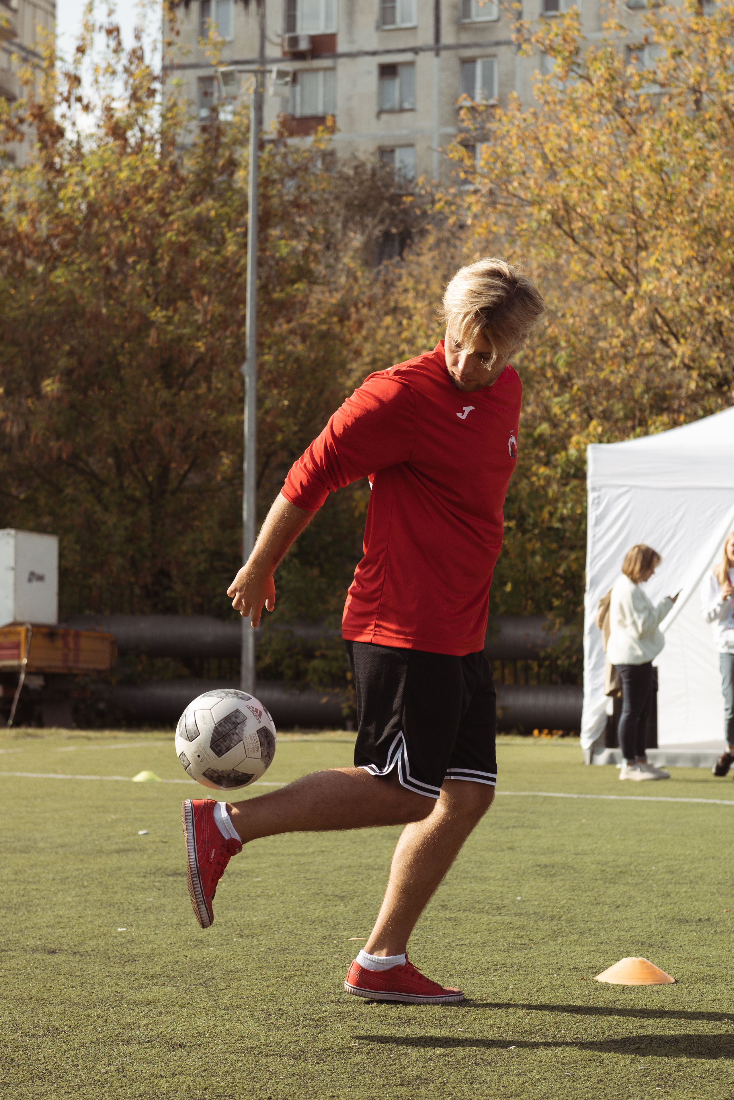 Чемпионат по футболу «Открытие» (Каховские ромашки). Фотограф Москва Настя Профотовна. Репортажные, свадебные и контент фотосессии