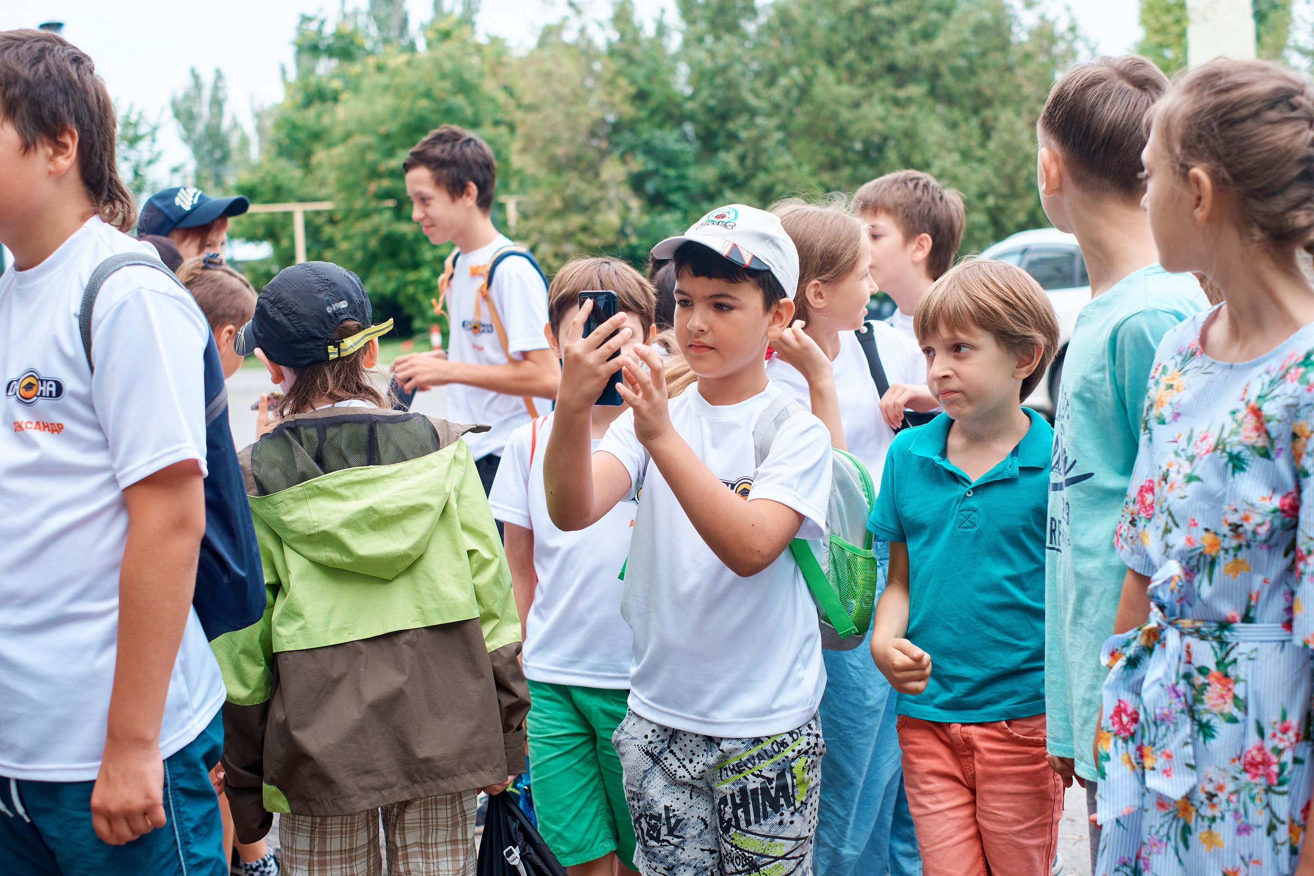 Детский лагерь ДЮНА. Поход в «Пожарно-спасательную часть № 22». Фотограф Таганрог Анна Трайжон