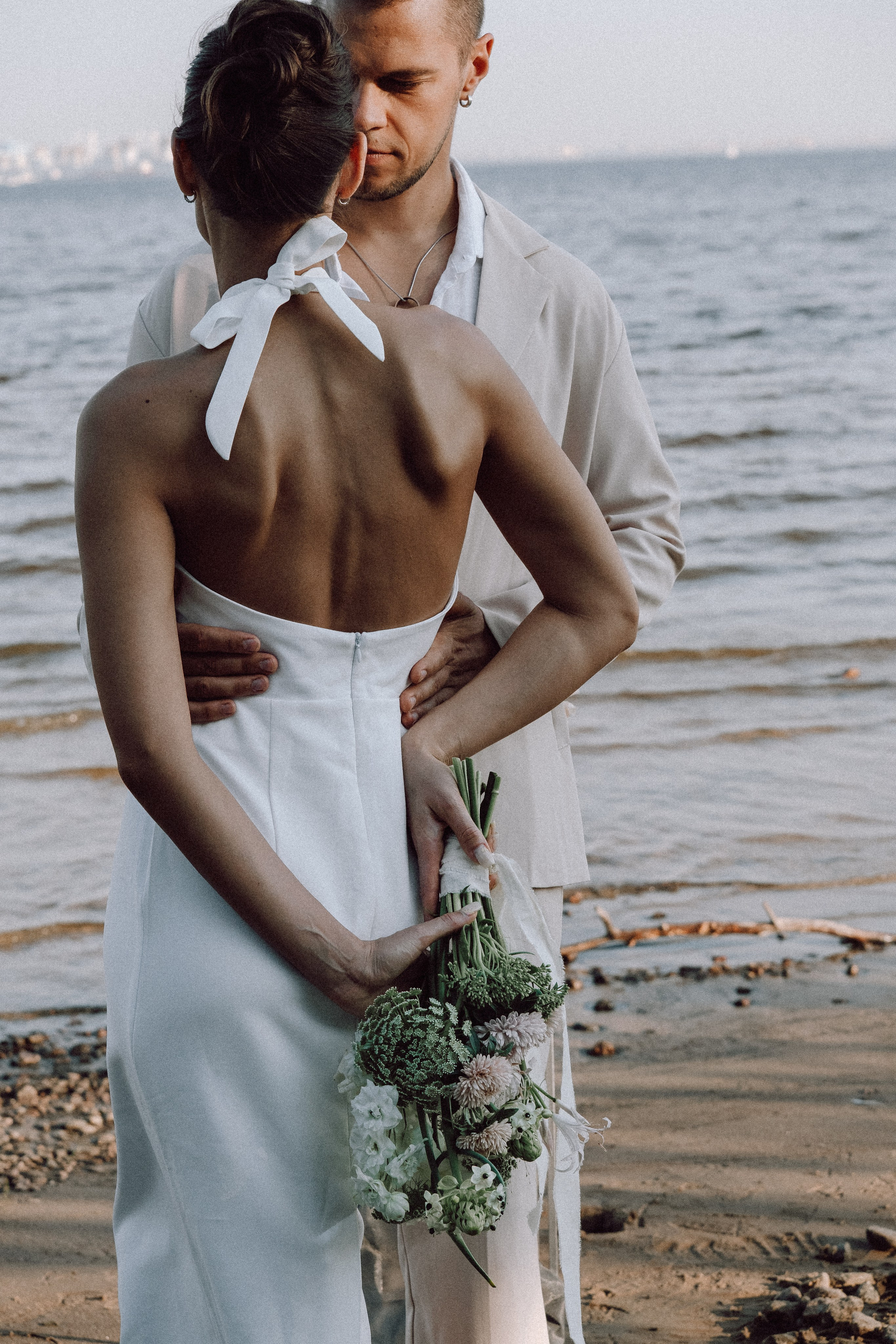 СВАДЕБНАЯ ФОТОСЕССИЯ ВЫЕЗДНОЙ ЦЕРЕМОНИИ (ФИНСКИЙ ЗАЛИВ). Профессиональный фотограф, Санкт-Петербург — Виктория Богомолова