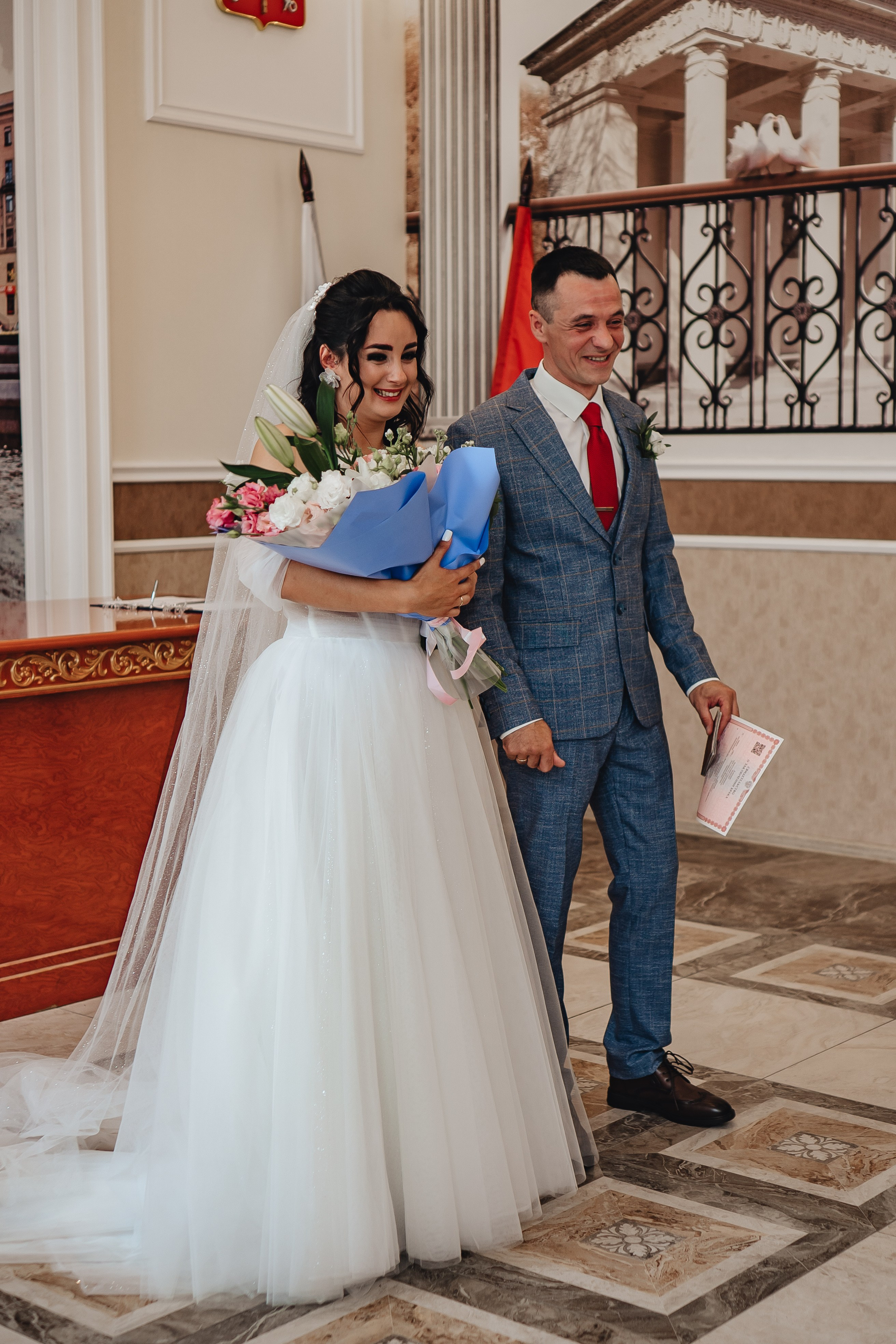 СВАДЕБНАЯ СЬЕМКА В ЗАГСЕ НА МОСКОВСКОМ ПРОСПЕКТЕ. Профессиональный фотограф, Санкт-Петербург — Виктория Богомолова