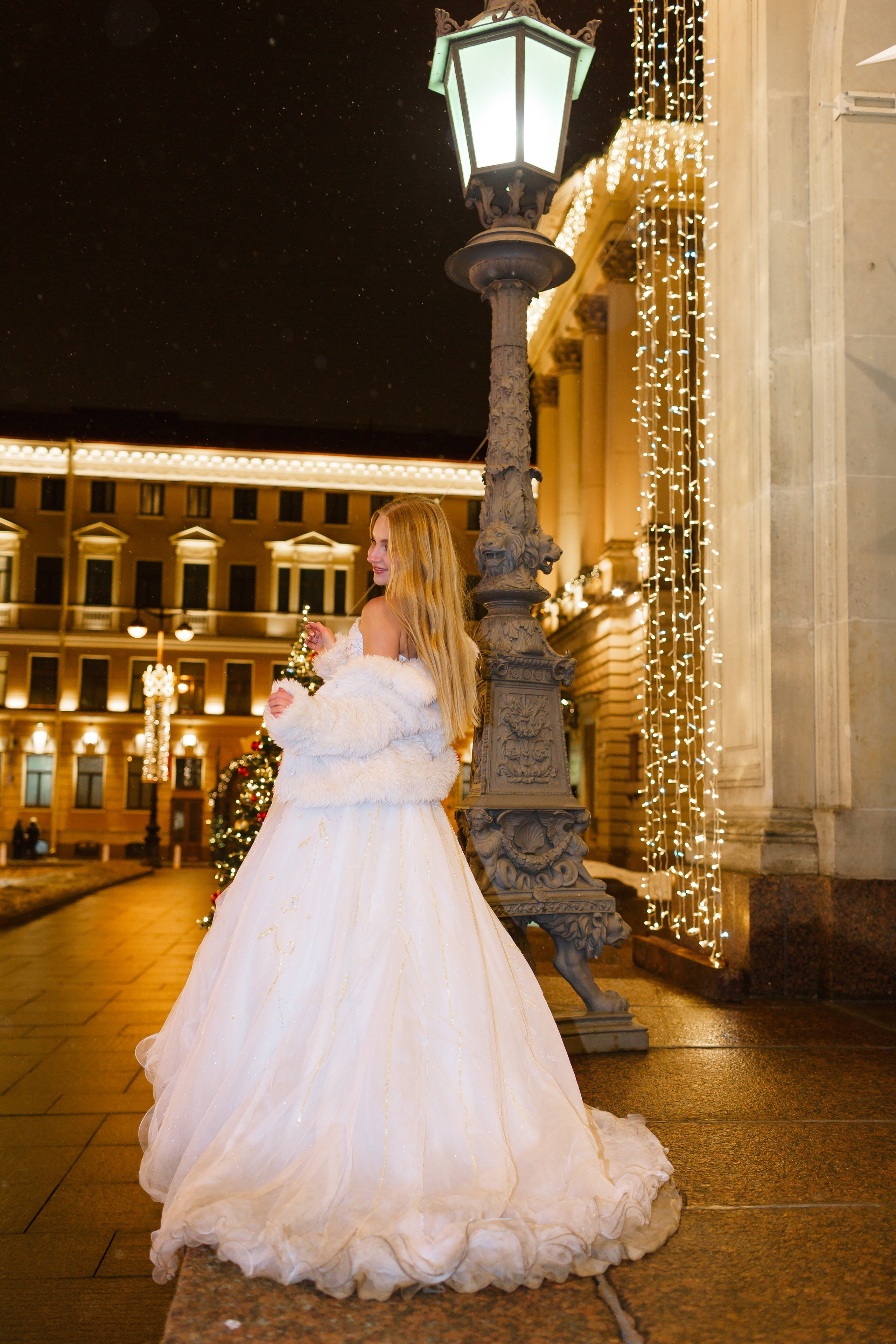 Прогулка по Новогоднему ночному Санкт- Петербургу. Свадебный и семейный фотограф Спб Бошман Ирина