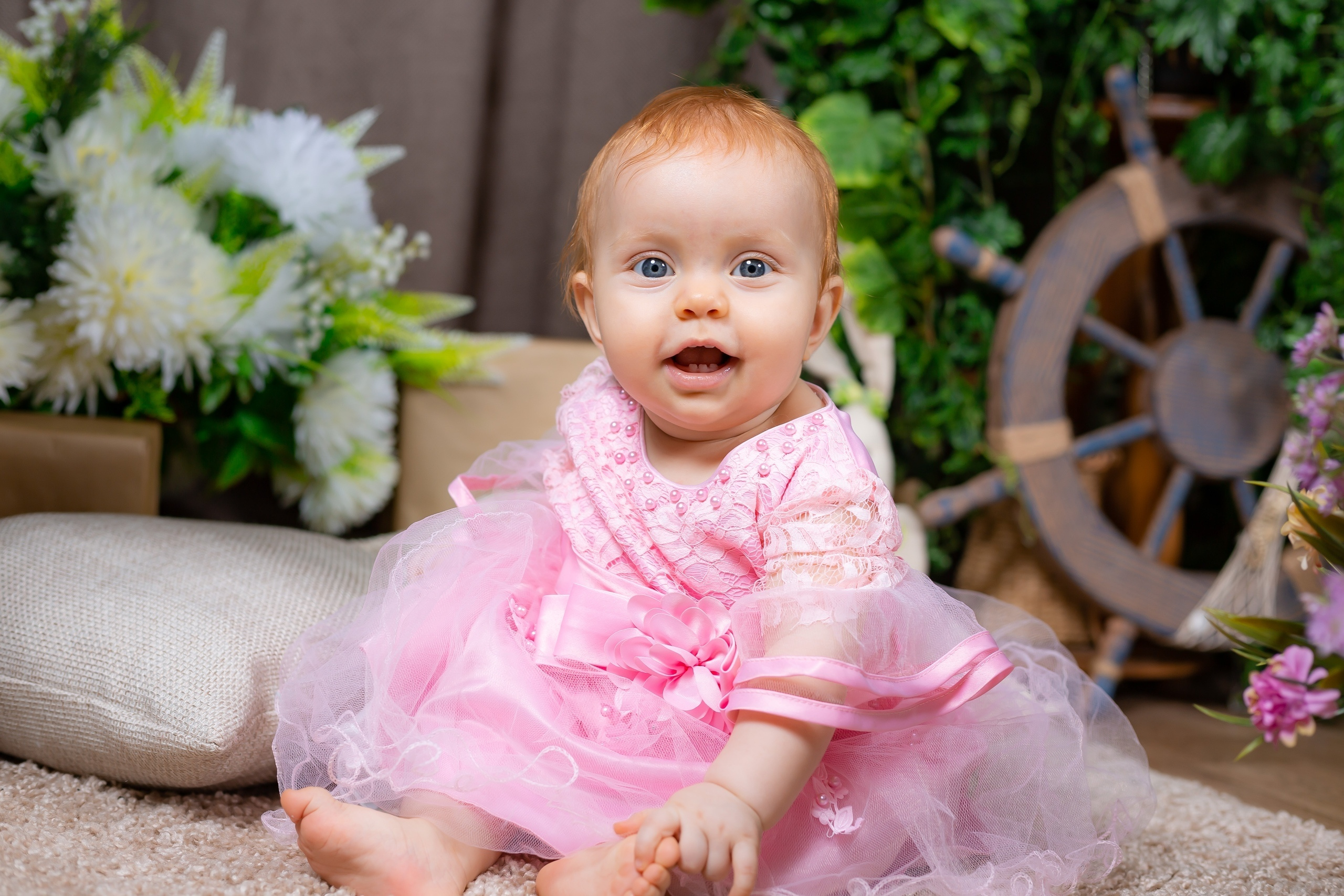 фотосессия детей до года в Верхней Пышме