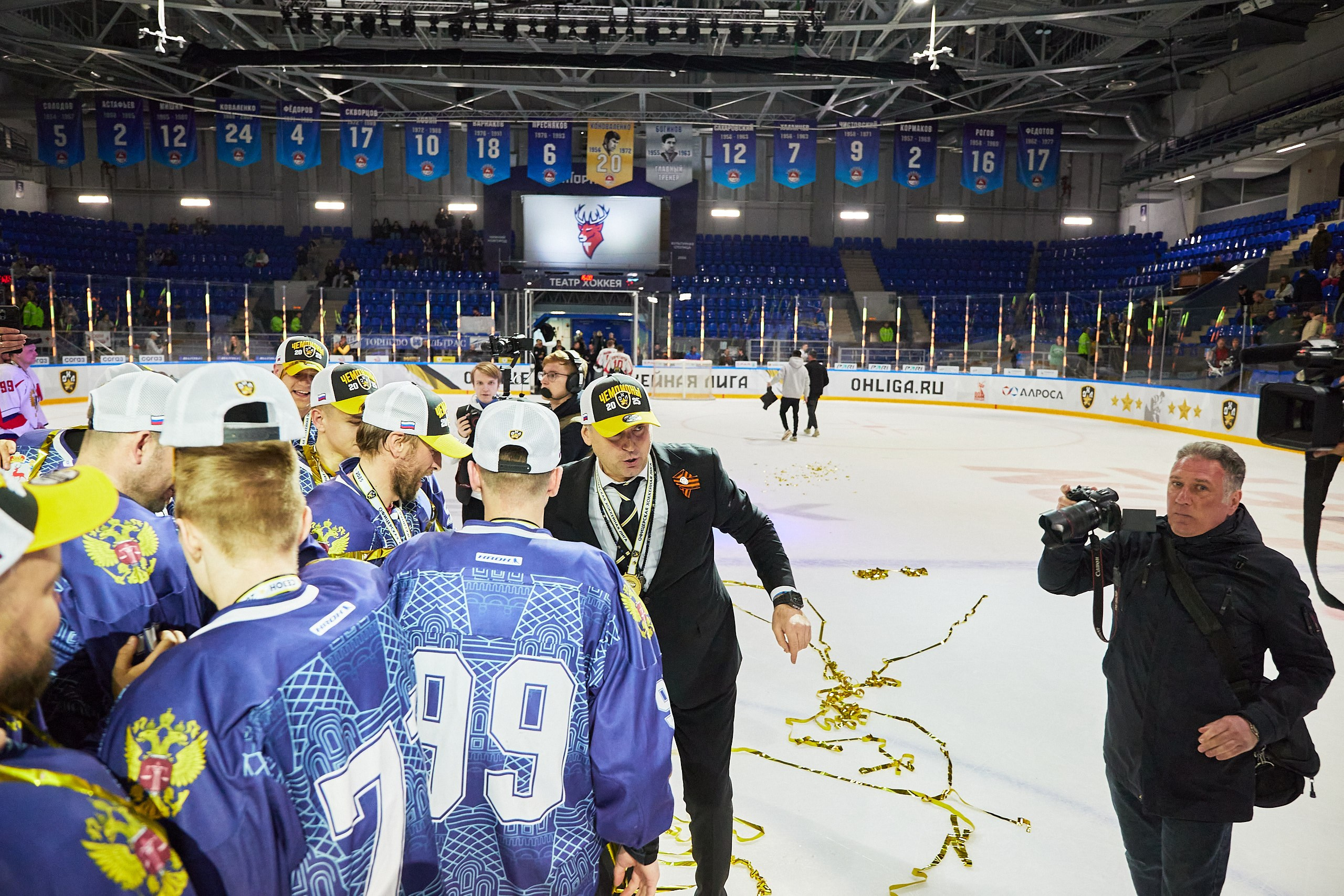 Репортаж. Офицерская хоккейная лига 2025 год. Спортивный фотограф Некрасов Денис