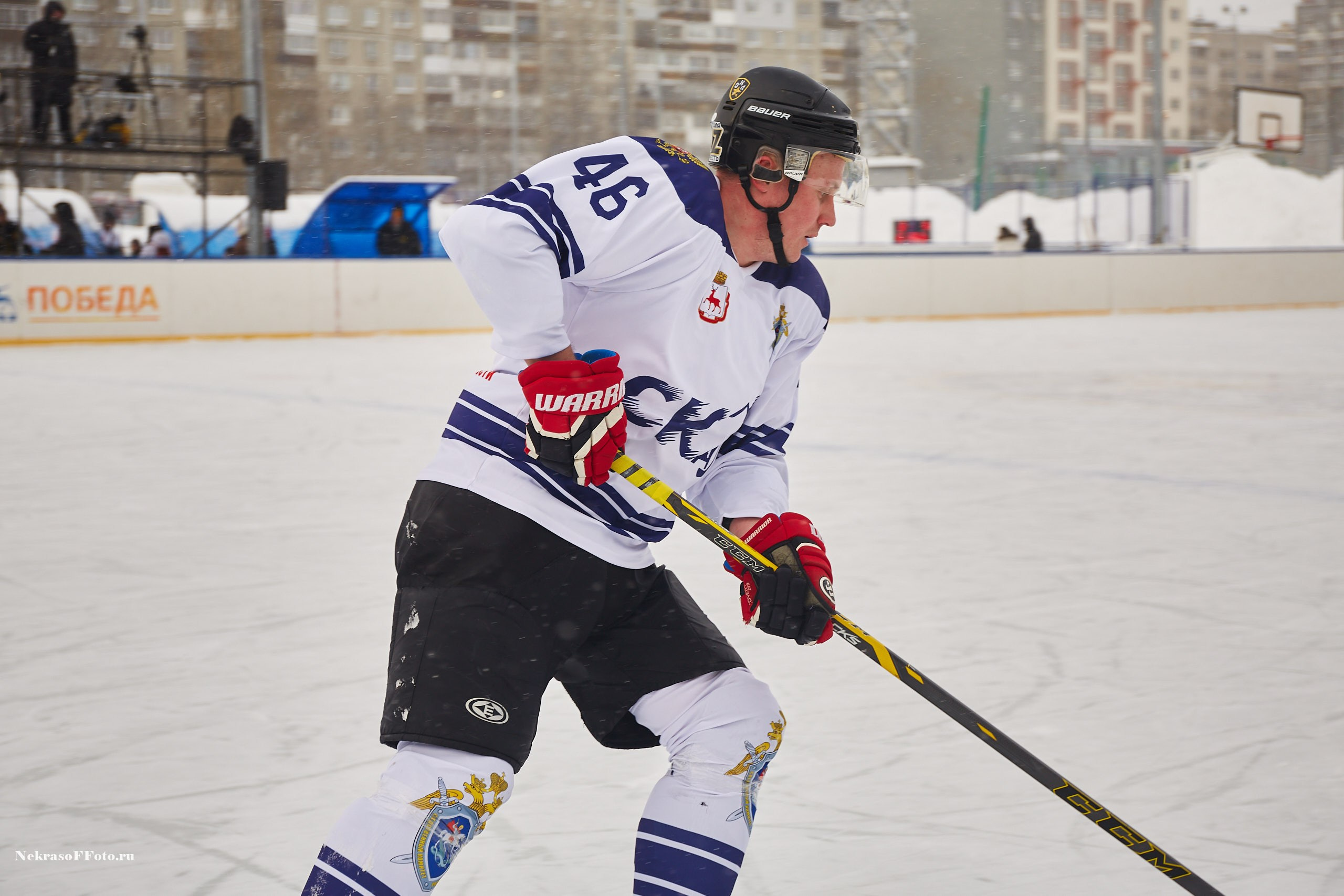 Турнир по хоккею «Русская классика» в рамках Офицерской хоккейной лиги. Спортивный фотограф Некрасов Денис