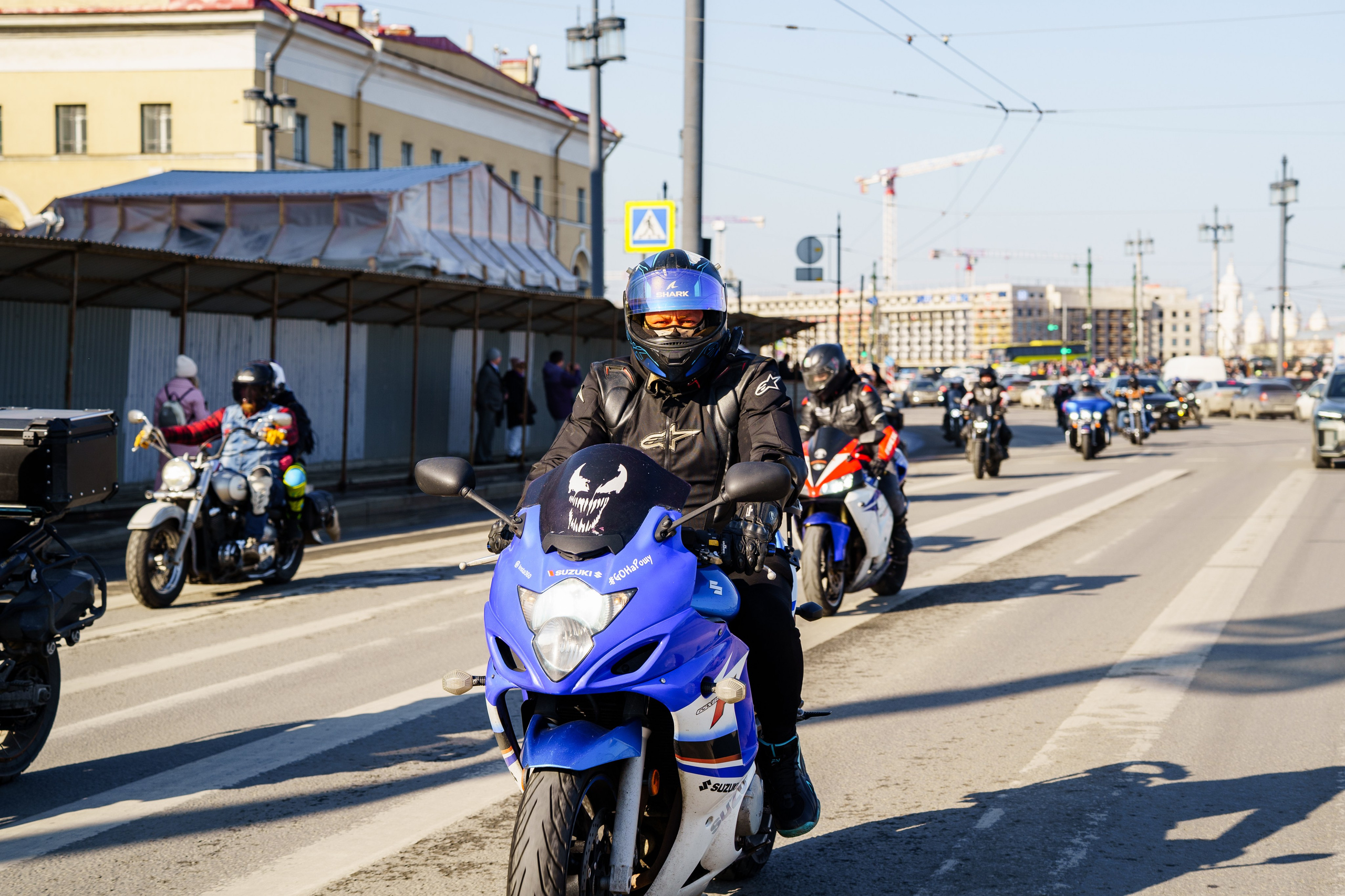 Прохват мотоклуба Norman Riders ч.1. Концертный и репортажный фотограф в Санкт-Петербурге Слава Пахомов