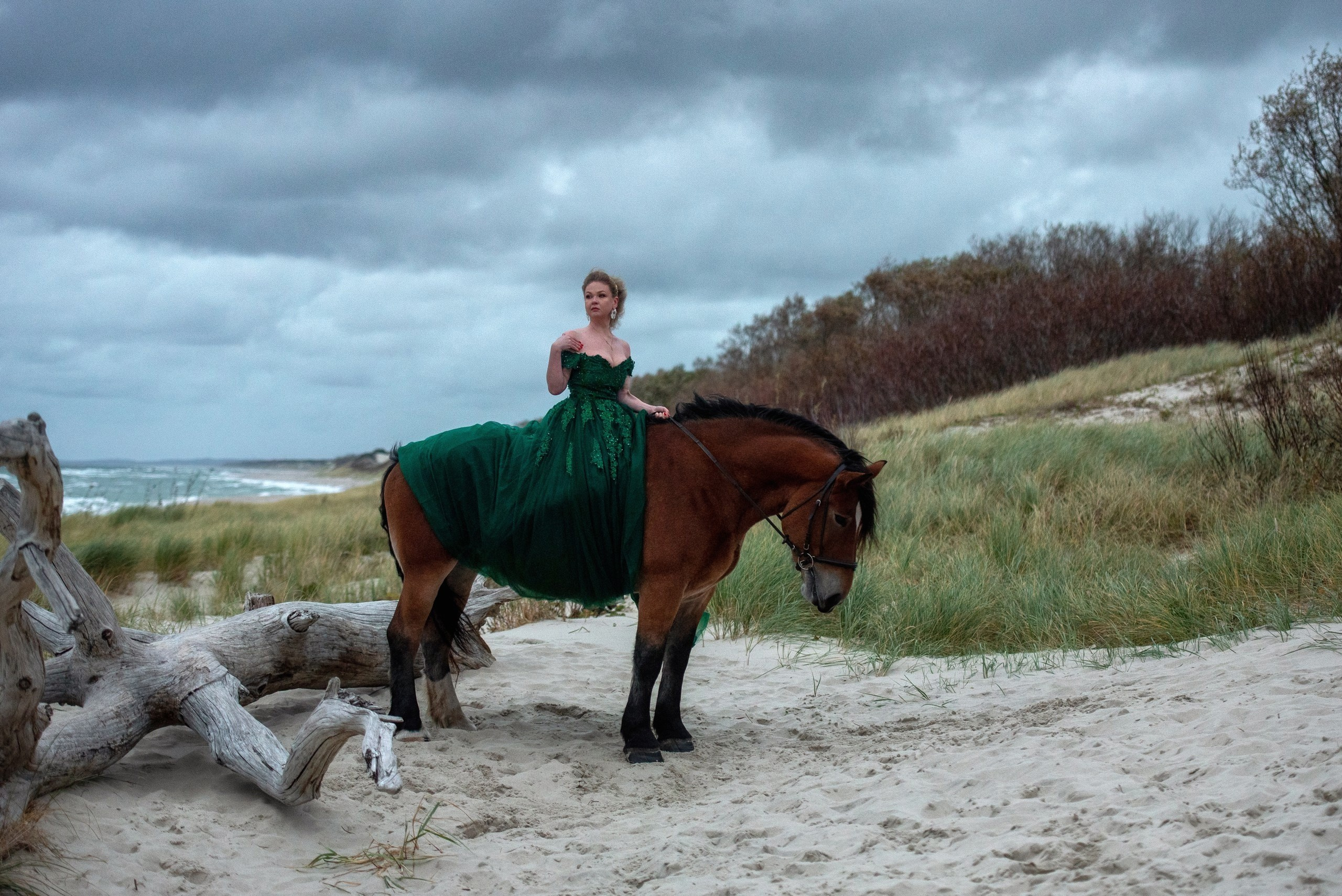 Побережье Балтийского моря. Фотограф с лошадьми в Калининграде Татьяна Ларина