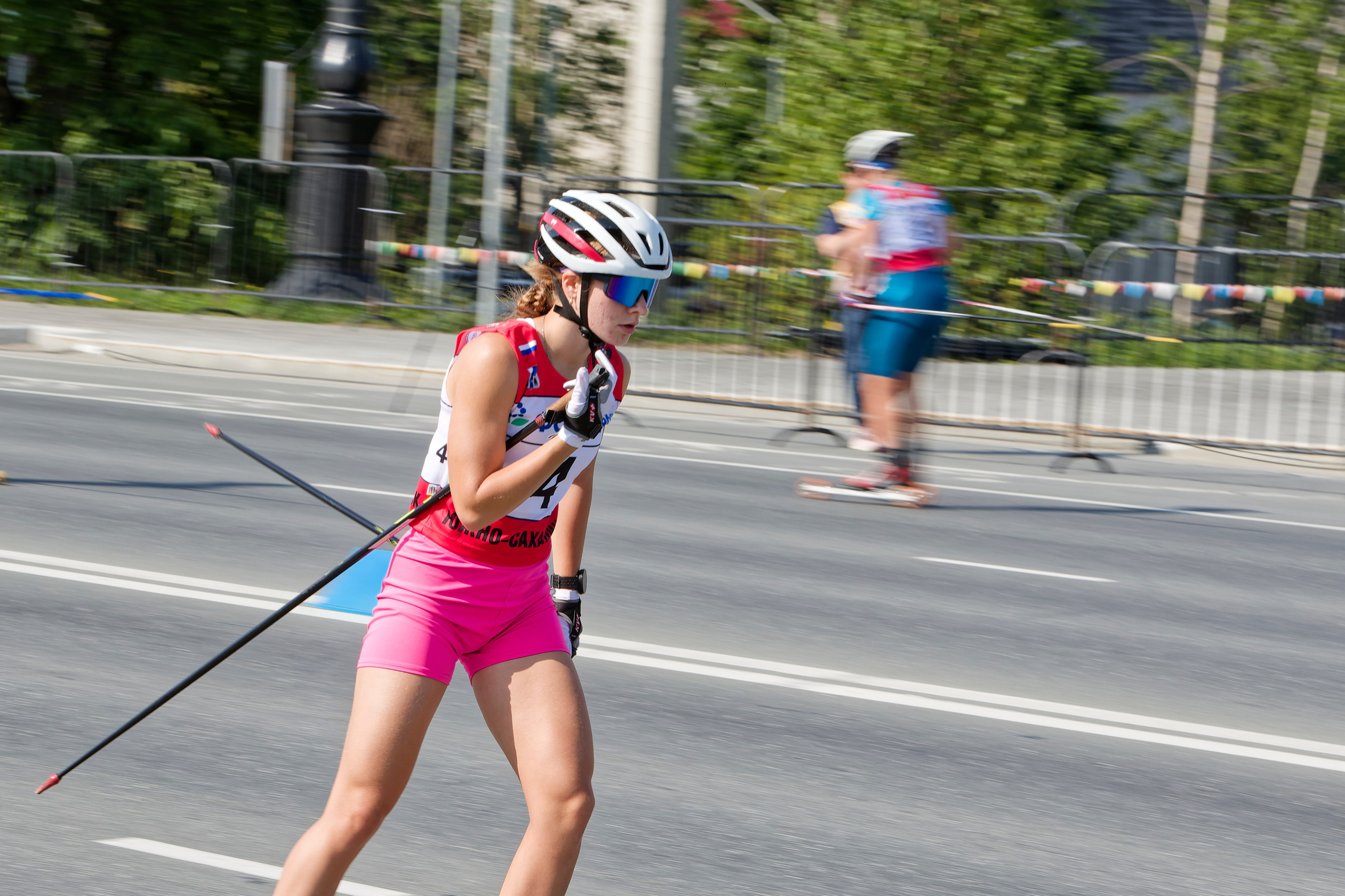 II этап Кубка России по лыжероллерам. Кутузов Евгений Фотограф в Южно-Сахалинске