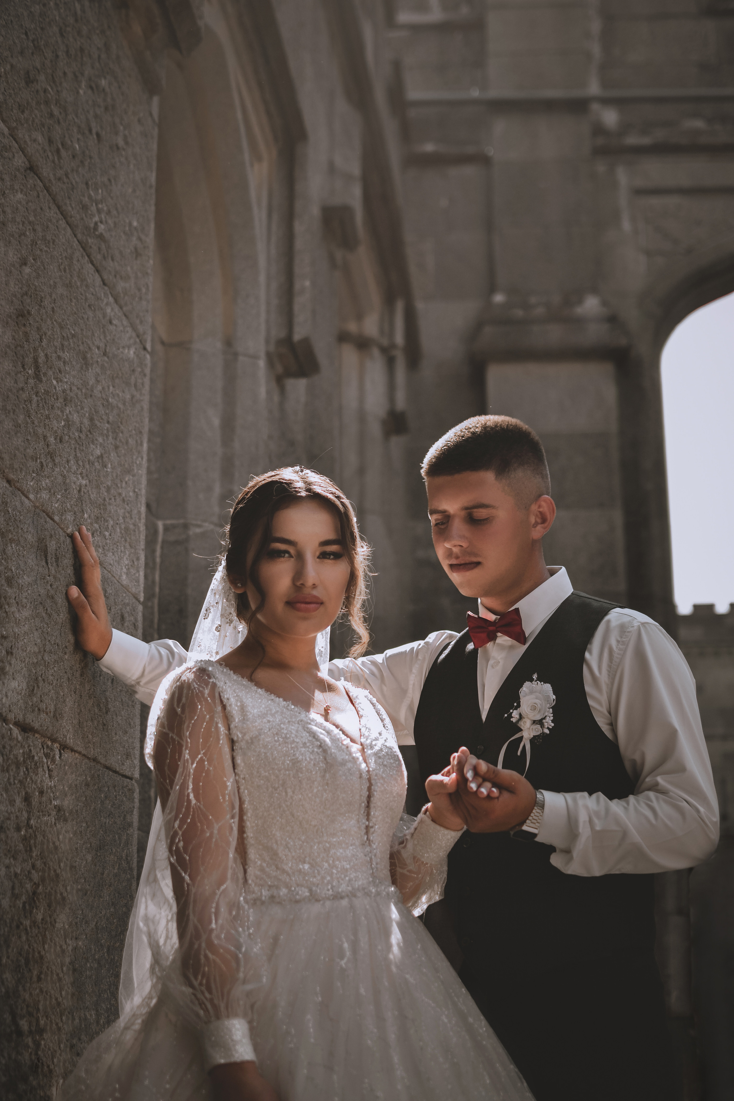 Артур и Васфие (съемка в Воронцовском дворце г. Ялта, Крым). Фотограф в Крыму | Виктория Нотевская