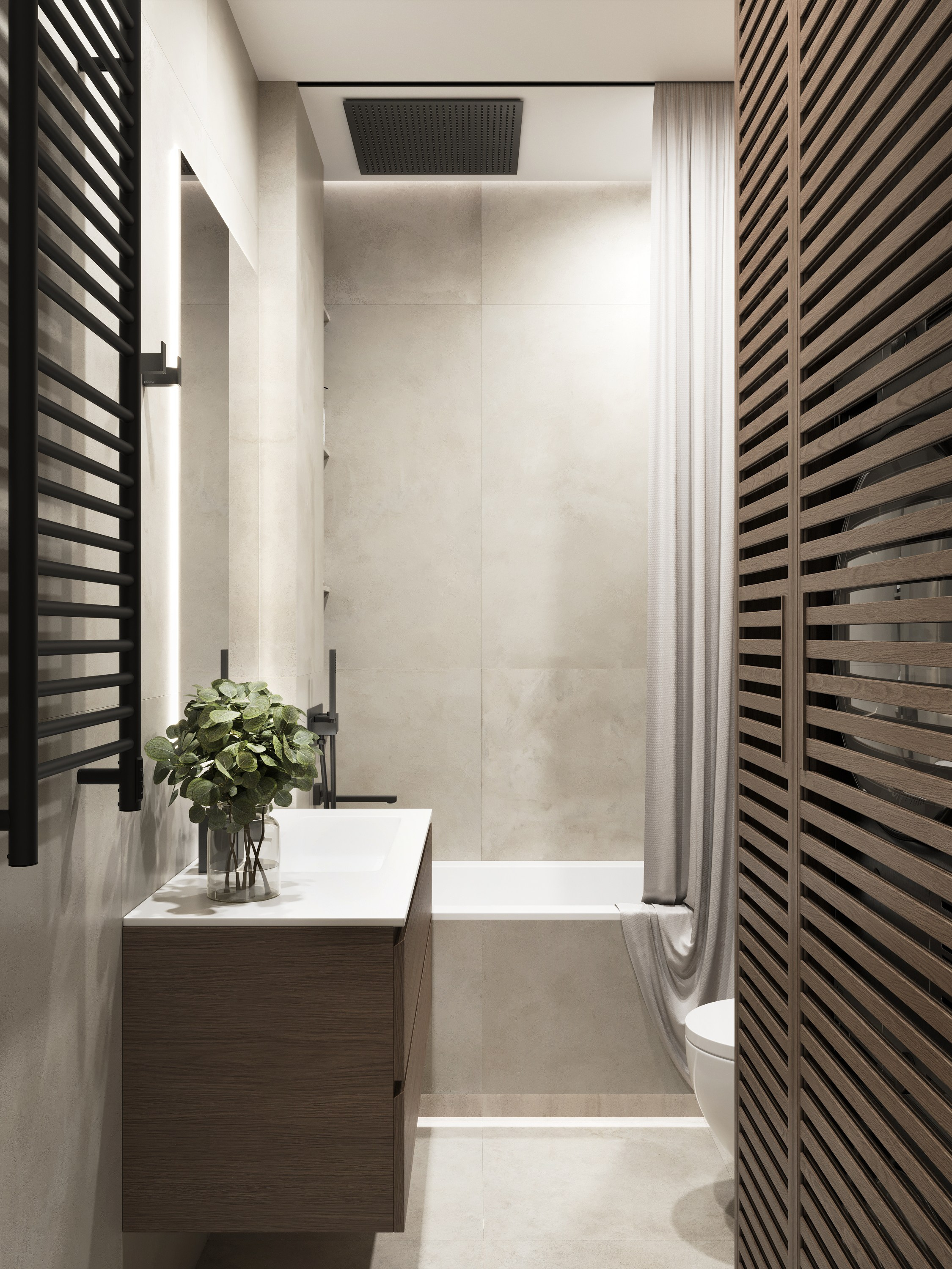 ЖК СитиБей 55 м². Мария Воропаева | Дизайн интерьера под ключ Москва и МО