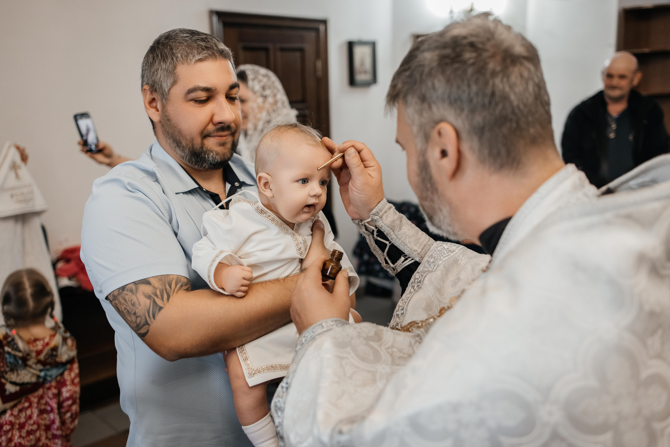Крещение Ромы. Свадебный и семейный фотограф Яна Стражева. Волгоград, Москва