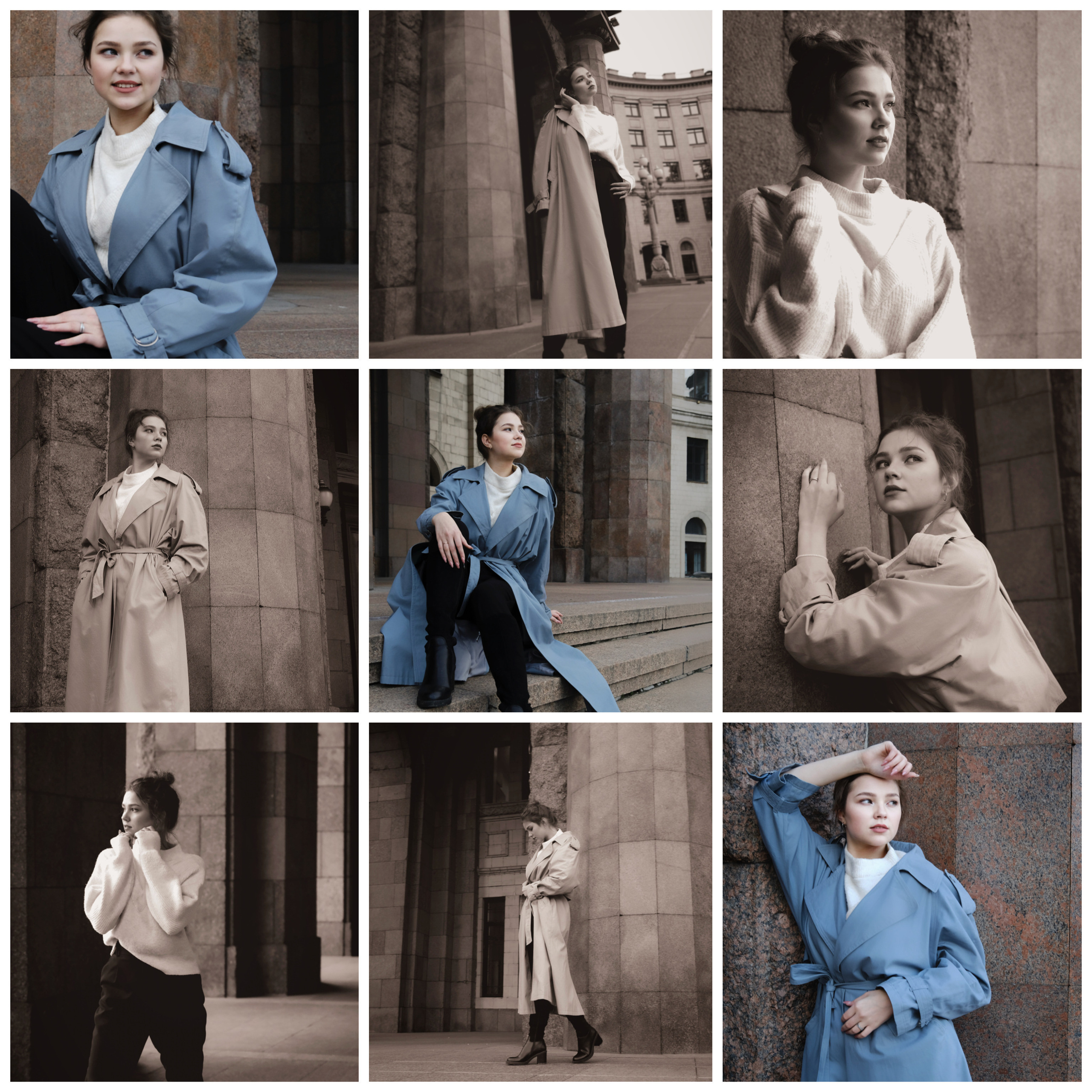 Фотосессия БАUMANKA|UNREAL. Ретро концепт в городской среде. Контент и портфолио| Фотосессия в Москве. Фотограф Василиса Тарасова