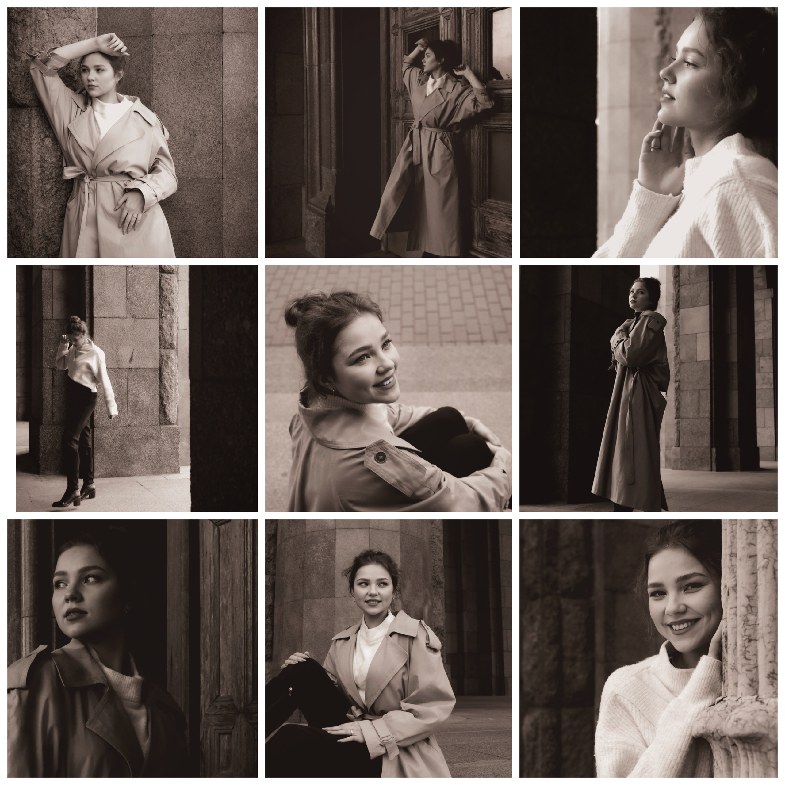 Фотосессия БАUMANKA|UNREAL. Ретро концепт в городской среде. Контент и портфолио| Фотосессия в Москве. Фотограф Василиса Тарасова