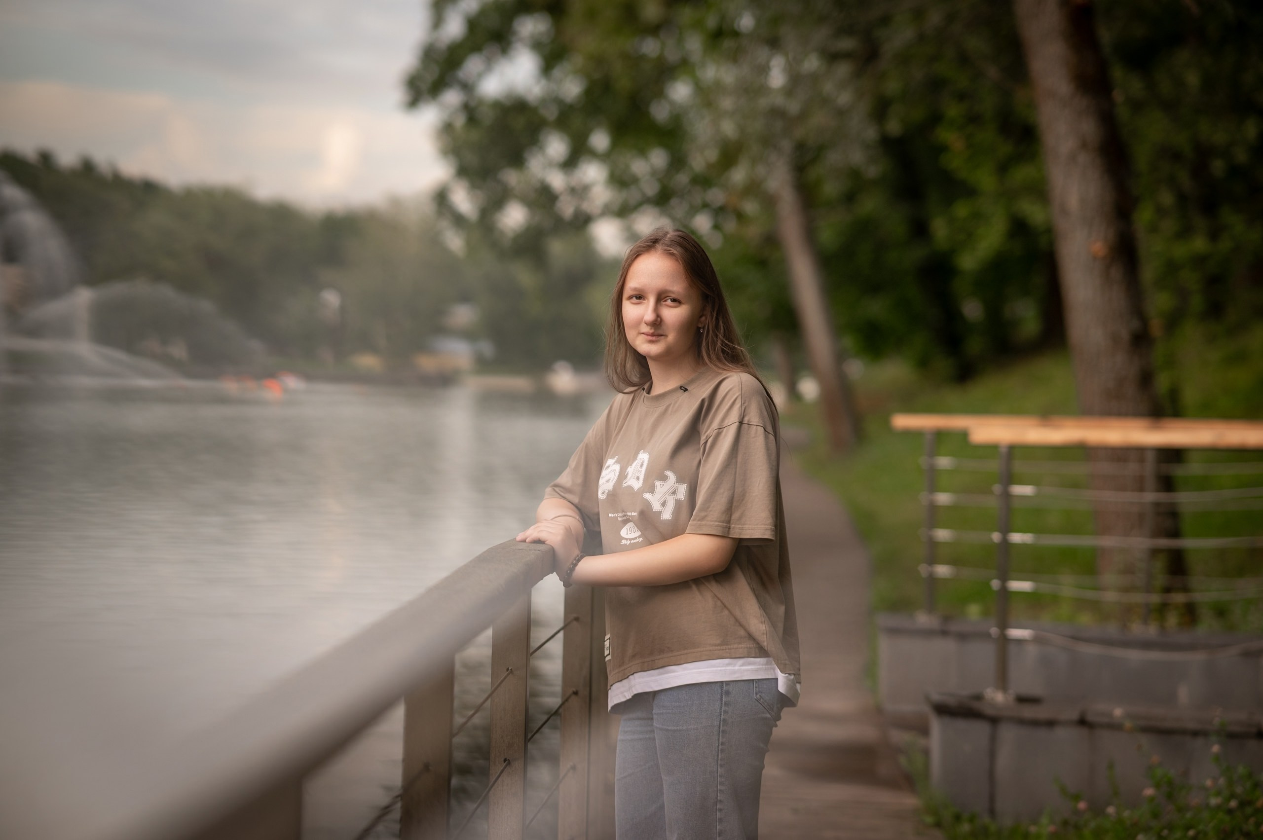 Оля на ВДНХ