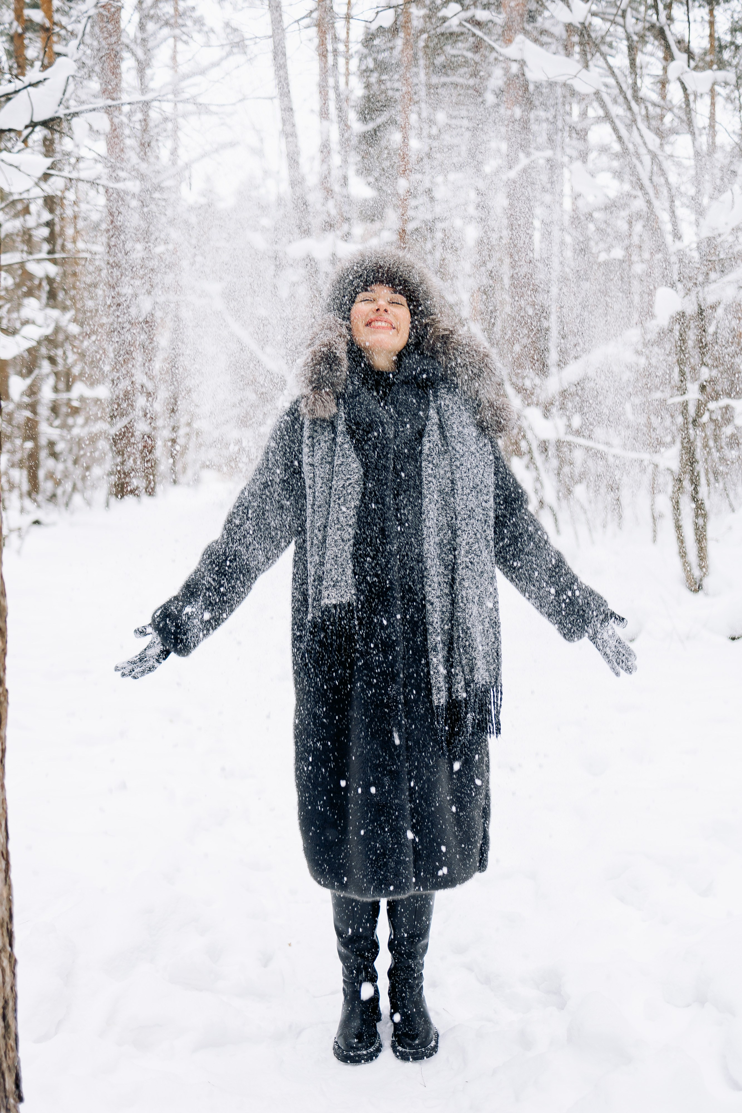 Женский портрет в лесу. Семейный Фотограф в Москве Евгения Симоненко