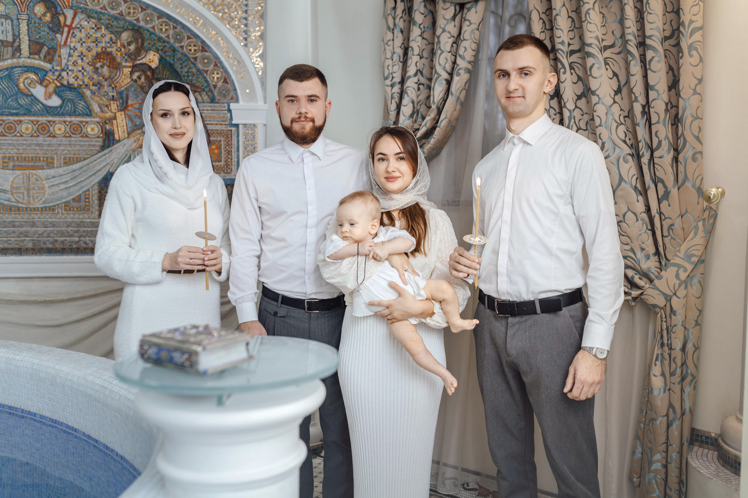 Крещение Демида, храм Святой Троицы, декабрь 2025