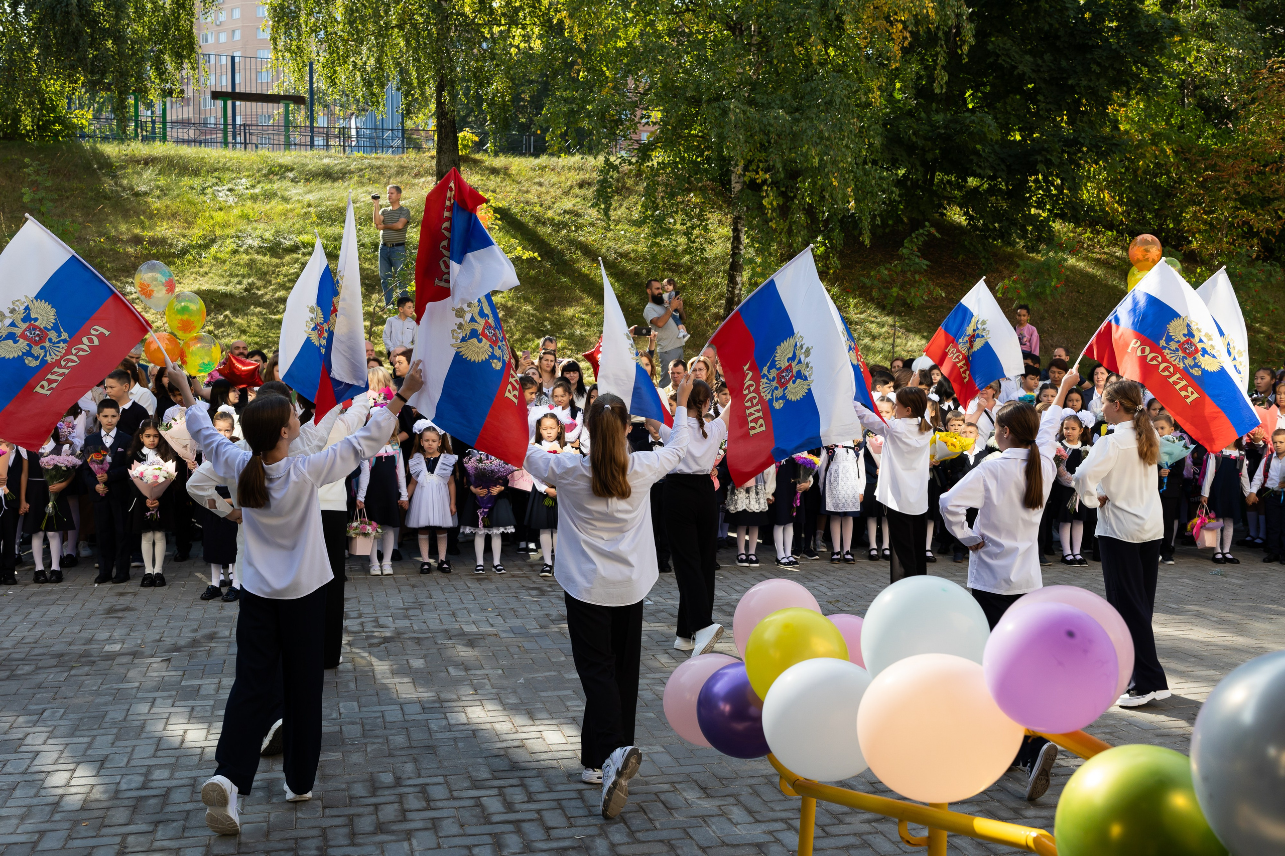 Линейка 1 сентября. Профессиональный Фотограф в Москве Андрей Славнов