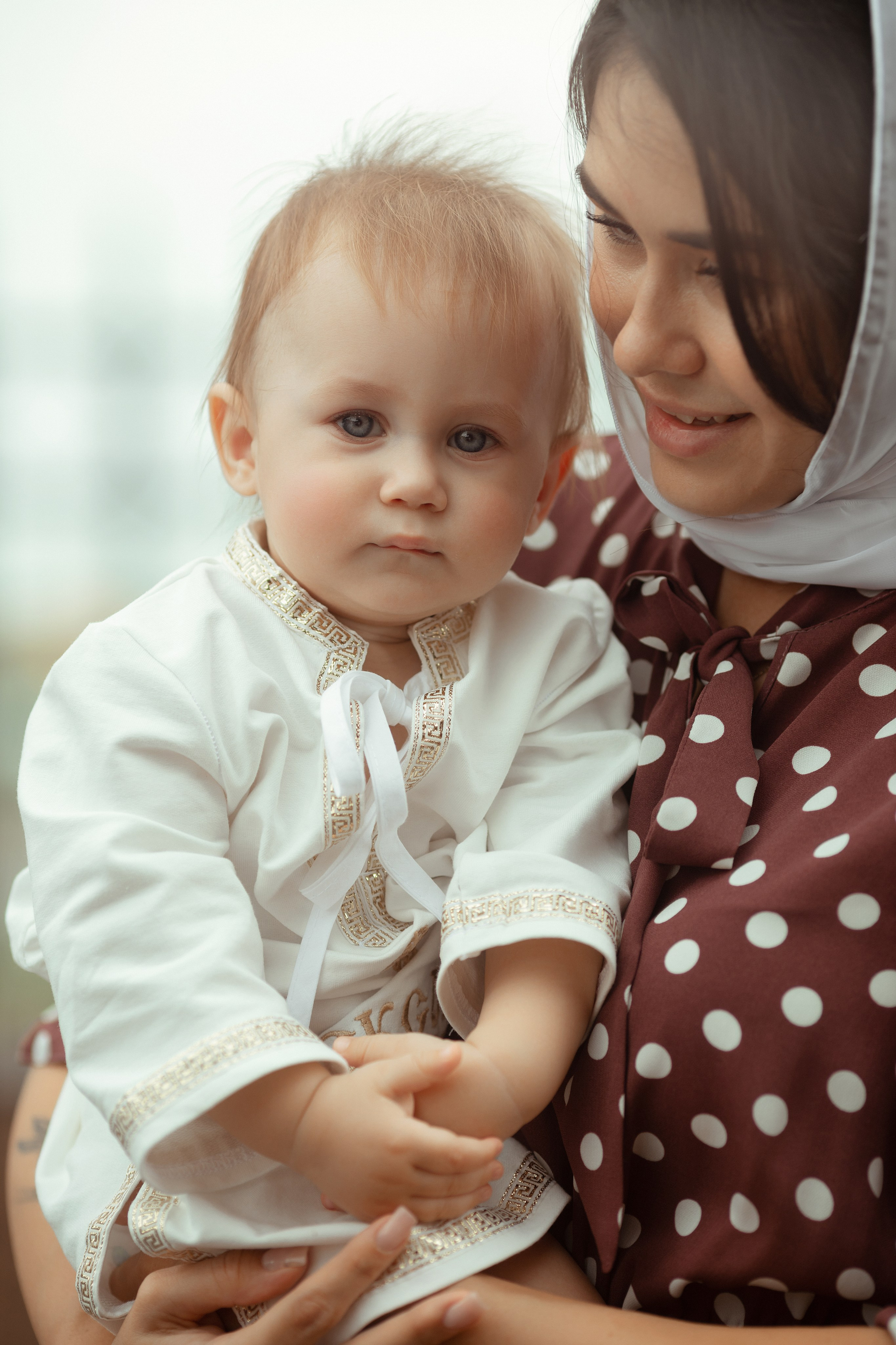 Крещение Александра Храм блаженной Матроны Московской. Фотограф новорожденных Оренбург Оксана Трофимова
