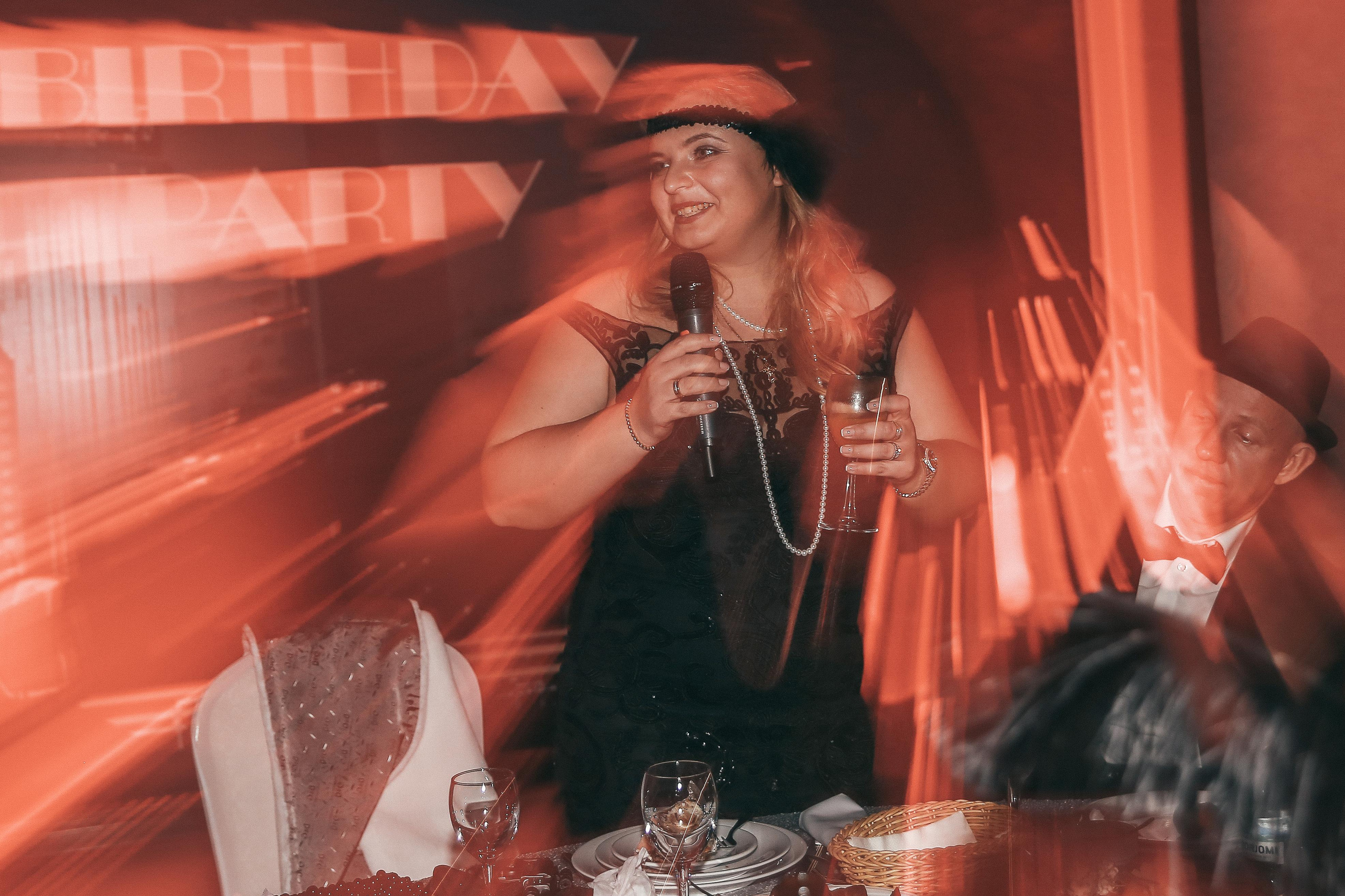 Юбилей в ресторане Кутузов. Антонина Морозова, профессиональный семейный фотограф видеограф