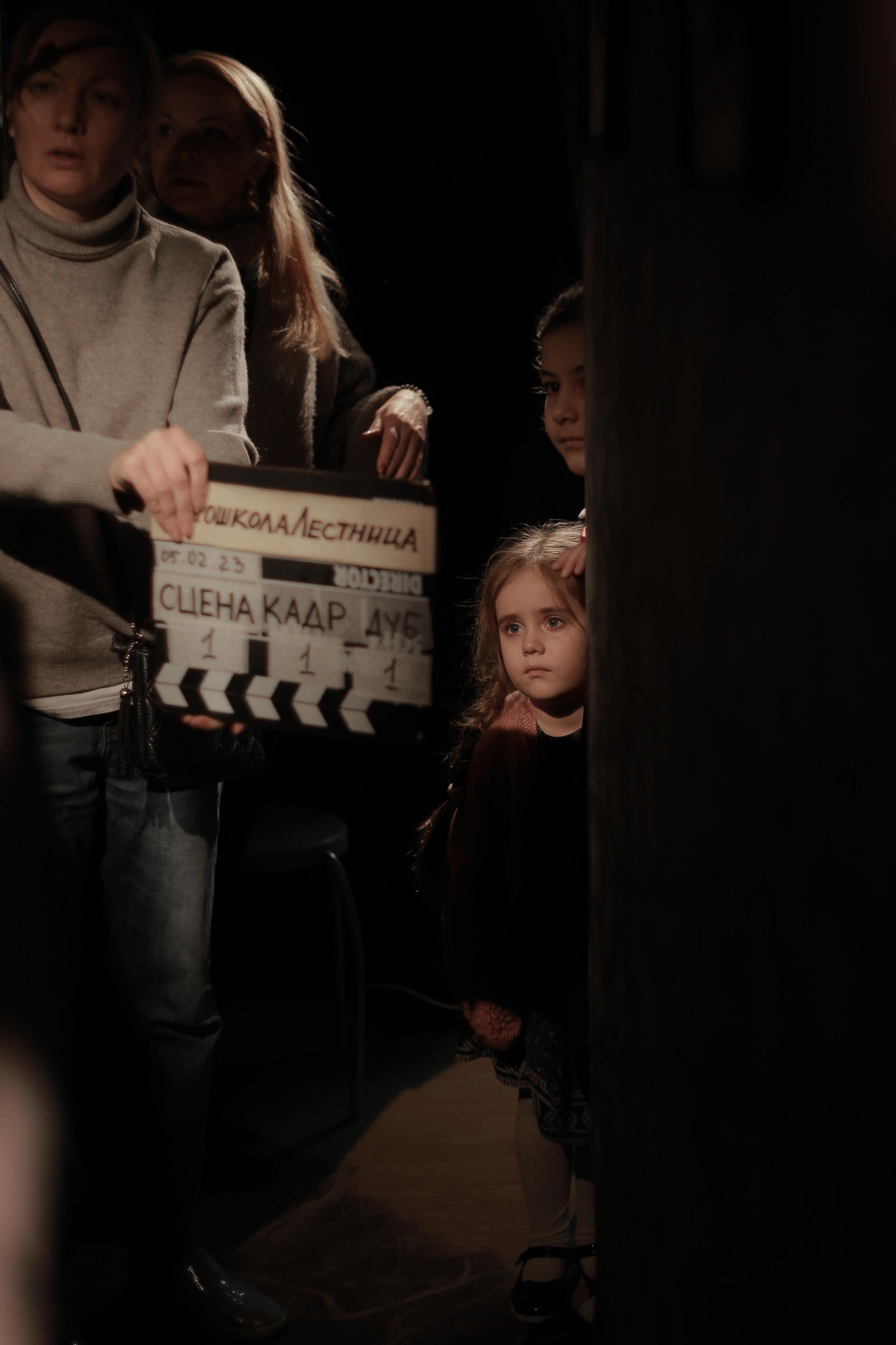 Съёмки фильма «Честное слово». Киношкола Лестница. Режиссёр Вадим Семёновых. Антонина Морозова, профессиональный семейный фотограф видеограф