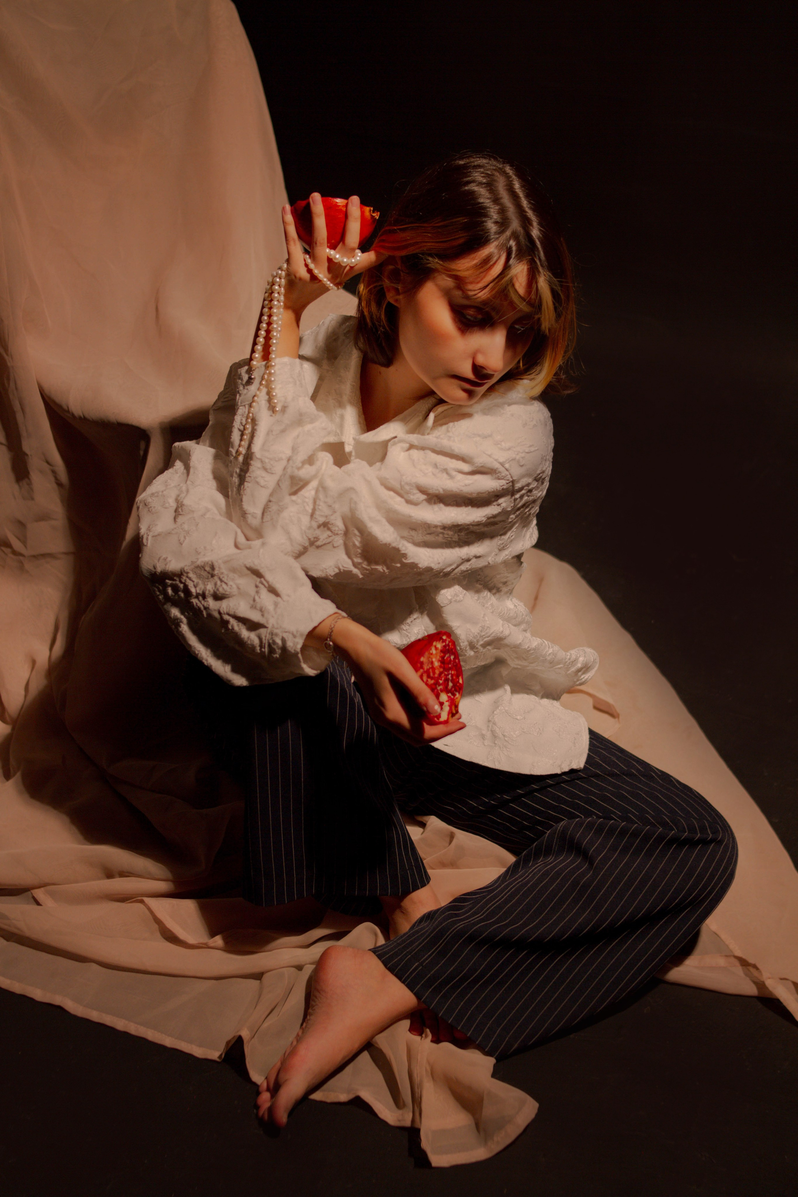 Гранат и жемчуг. Создадим шедевр? Виталина и её фотоискусство