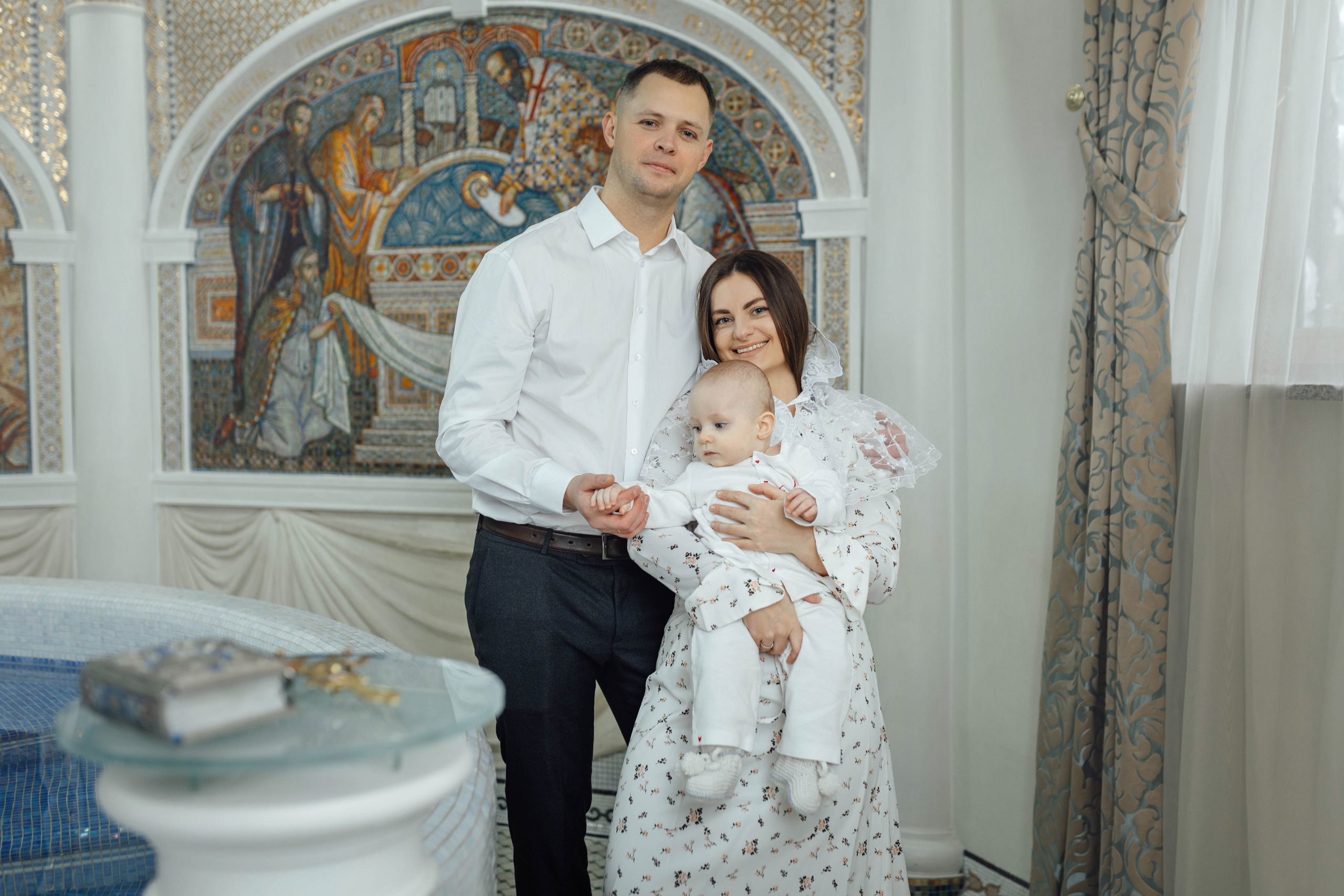 Крещение Матвея, храм Святой Троицы, декабрь 2025