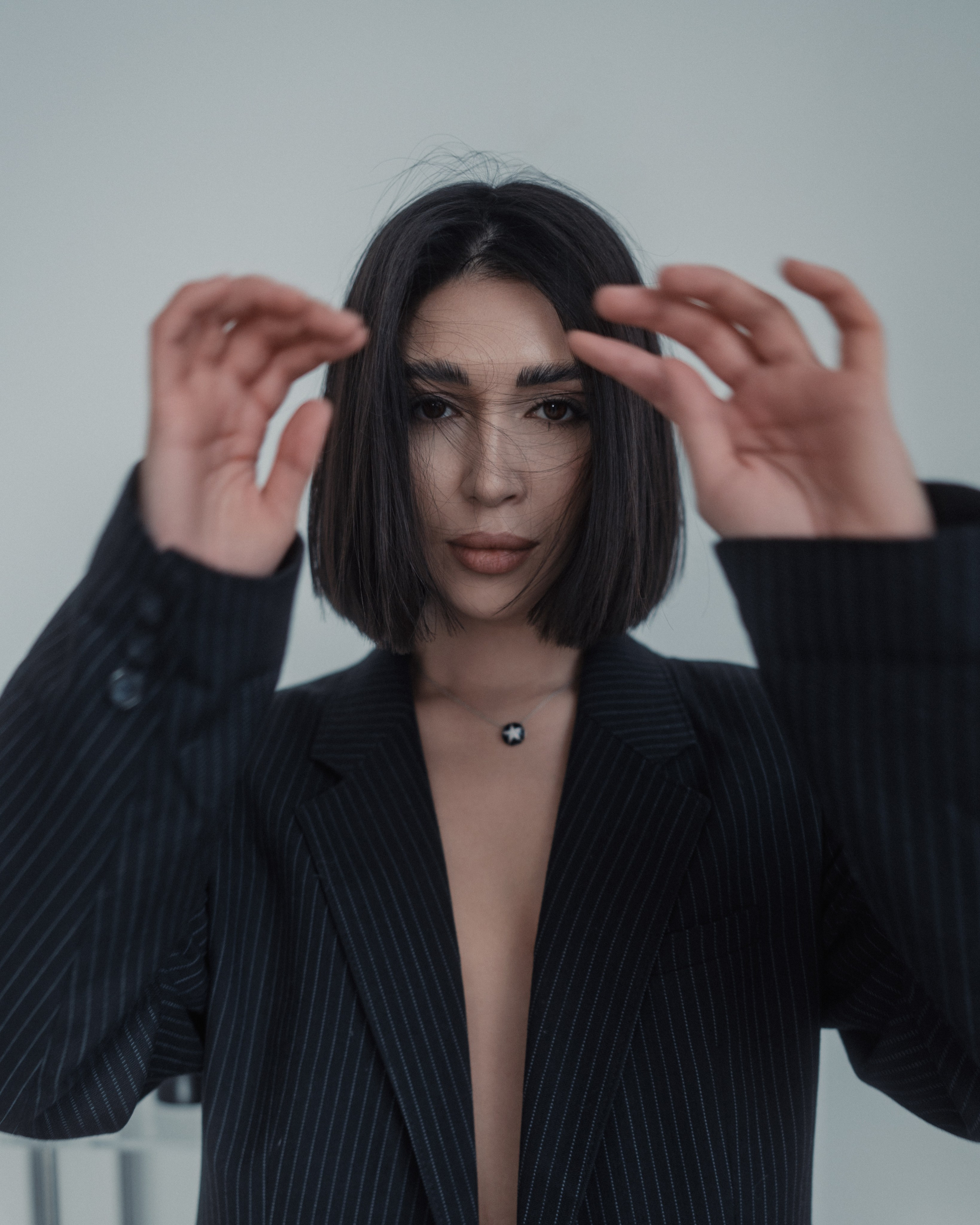 Женская портретная фотосессия в студии в Казани