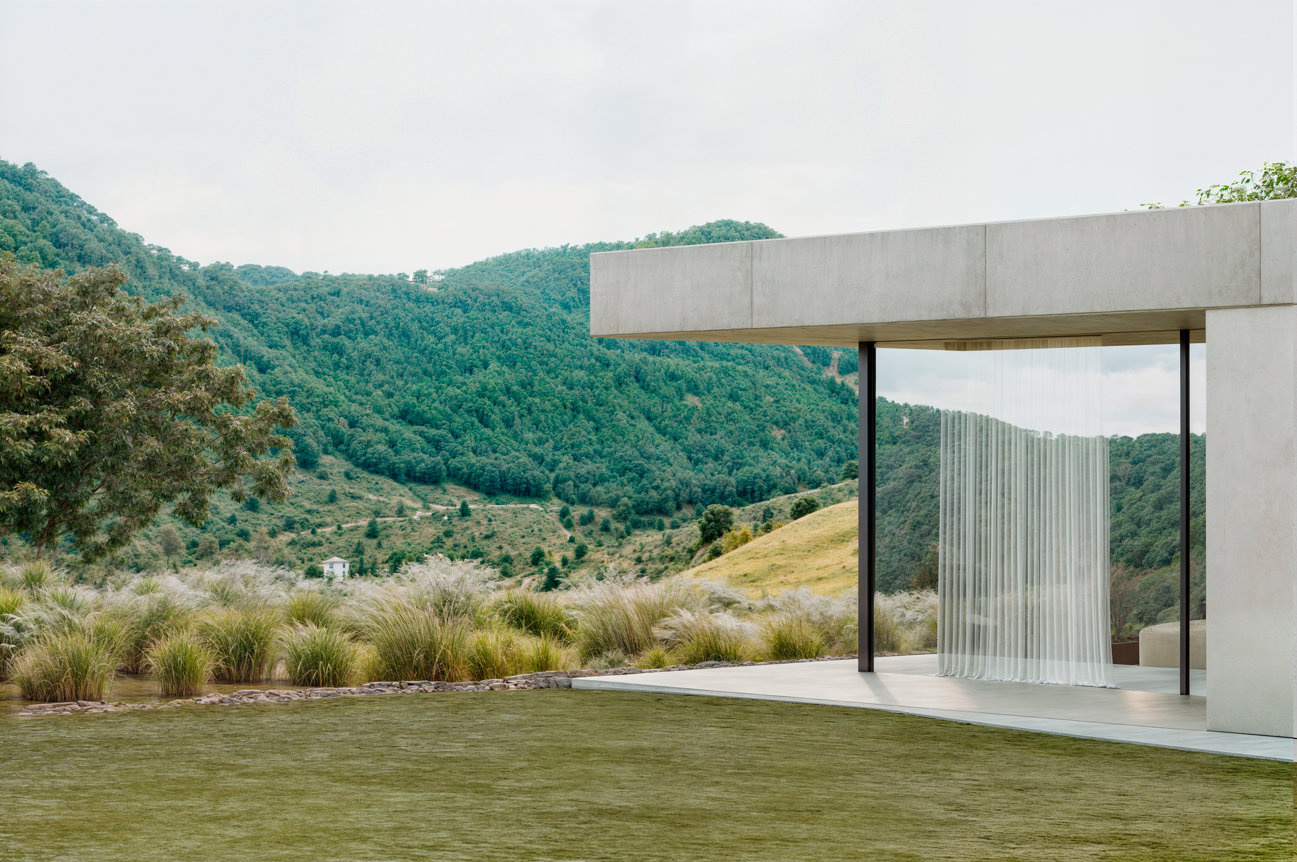 Architectural Harmony: Leo Lei's Vision, photographed by Rory Gardiner. Cg artist Shchapov Dmitry