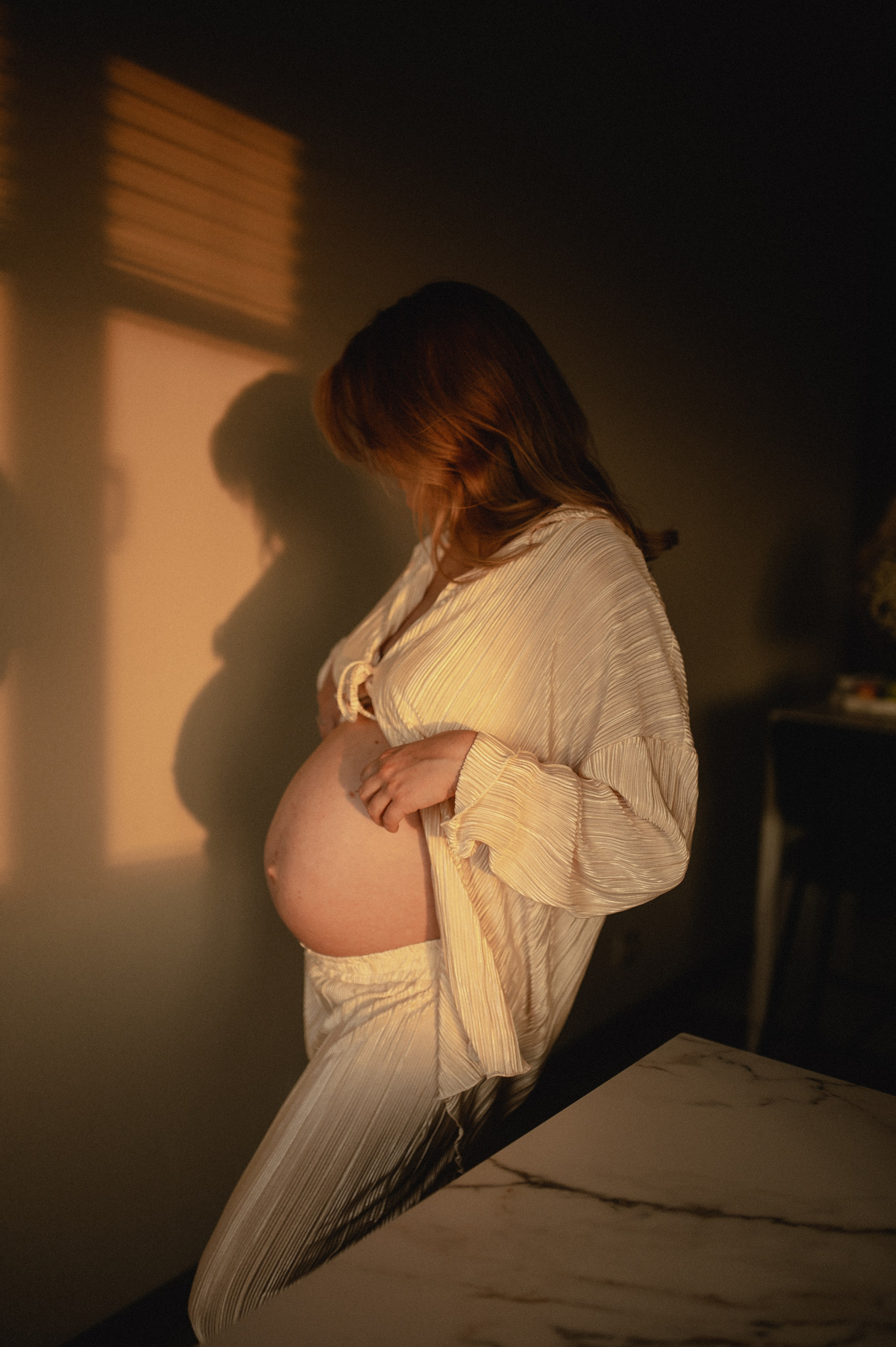Домашняя фотосессия беременности. Семейная фотосессия Бутово Москва фотограф Алина Морщагина