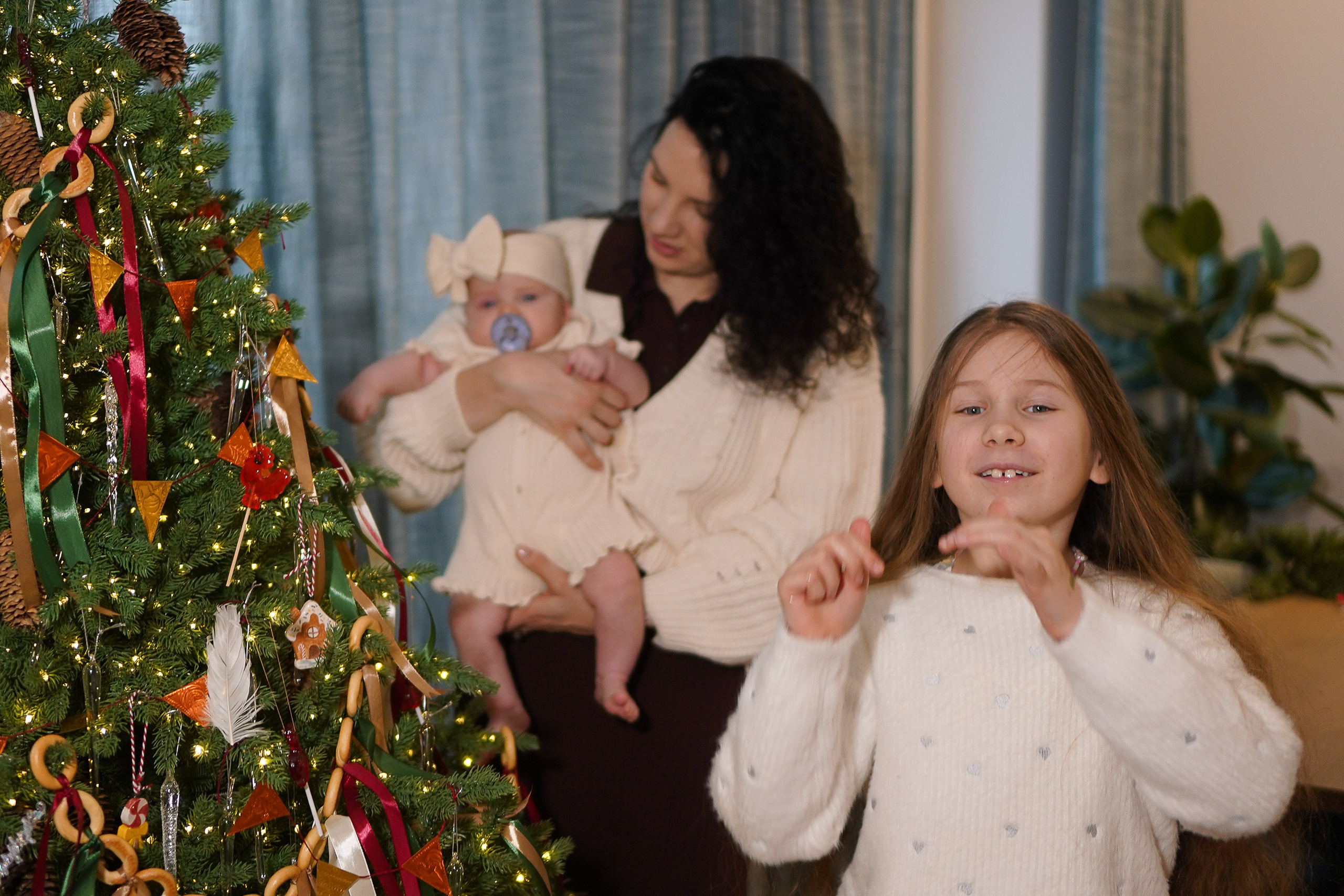 Новый год вчетвером. Семейный фотограф в Москве Коровушкина Наталья. Съемка контента