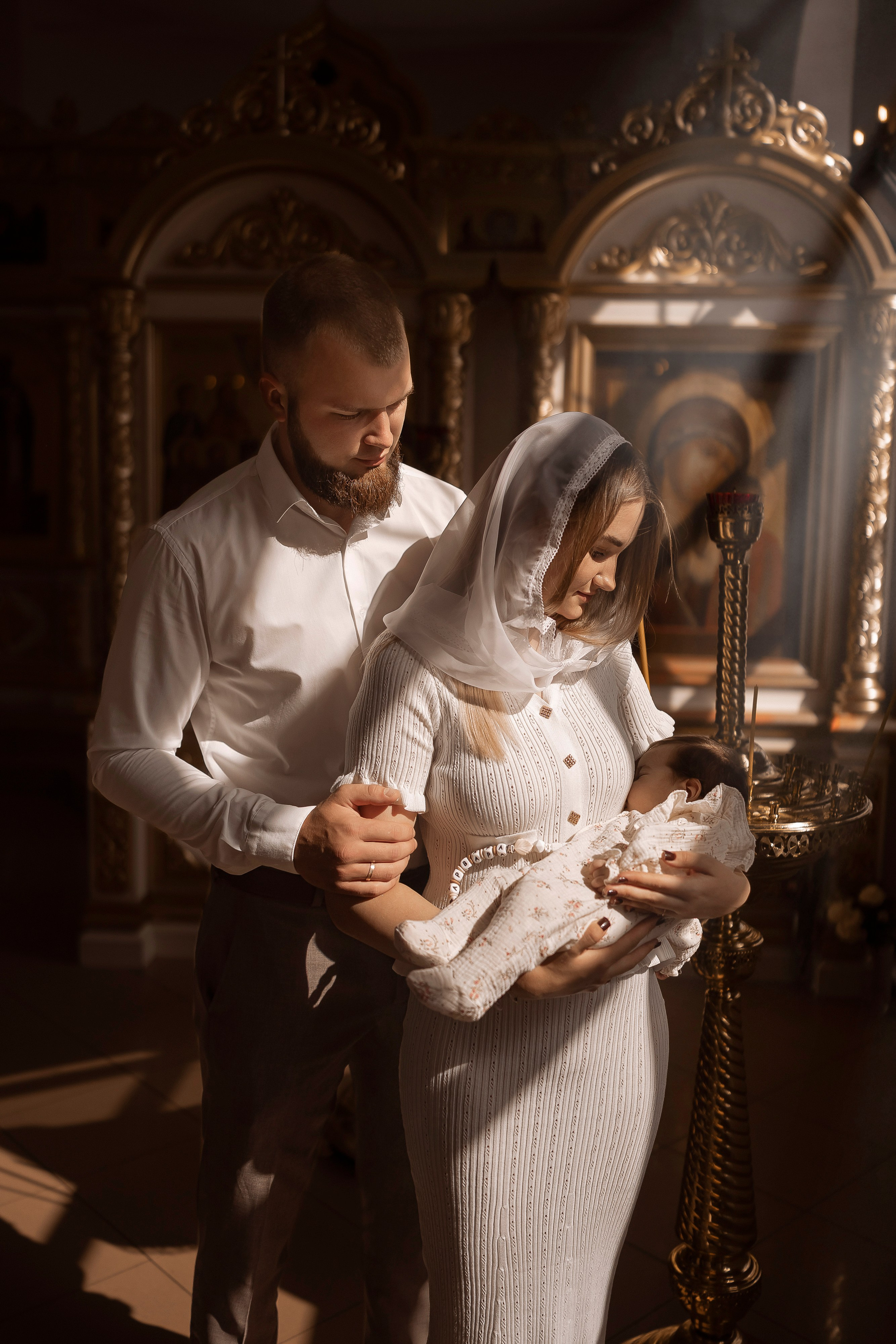 Крещение Варвары. Семейный и свадебный фотограф в Москве Леванова Александра