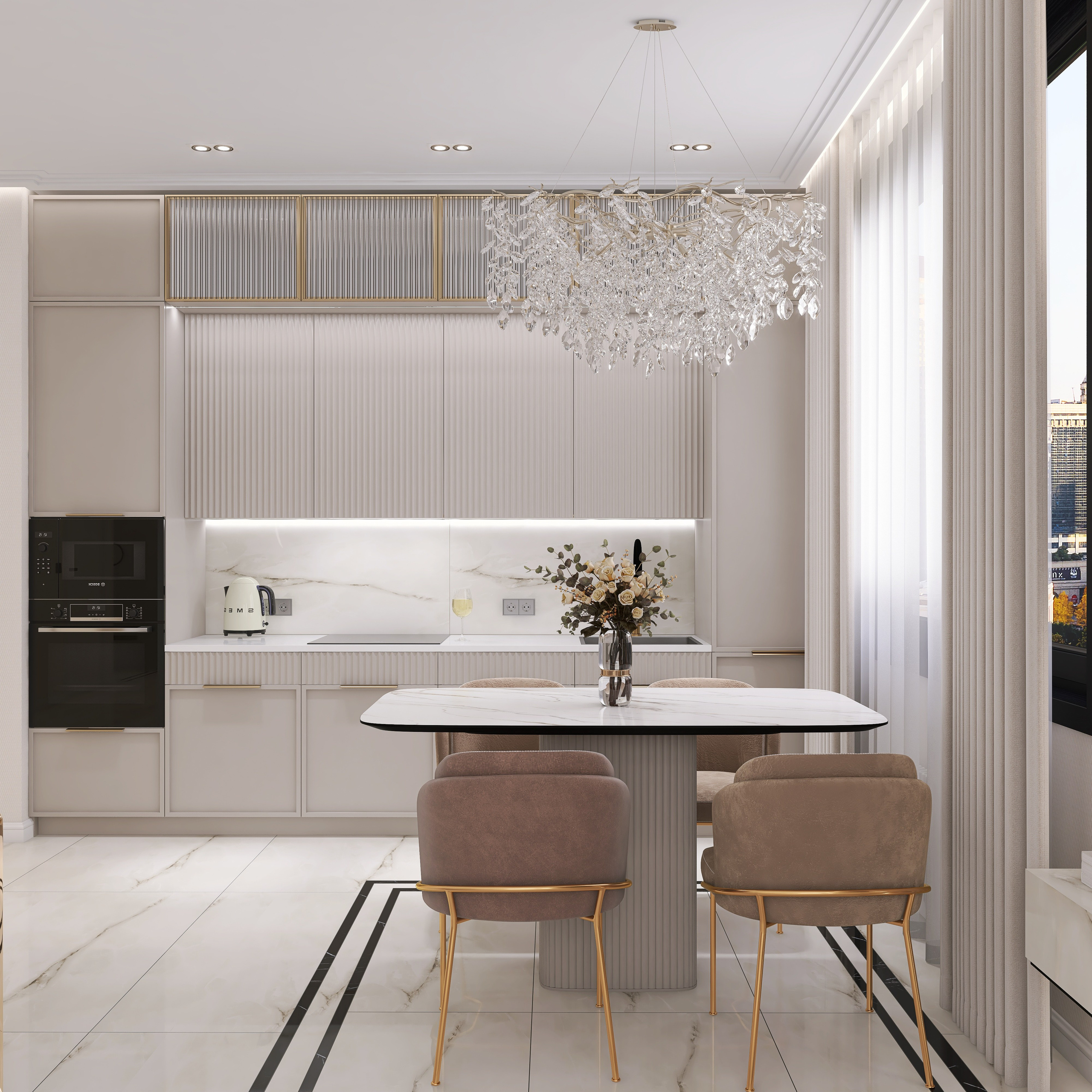 ЖК Grando. Площадь 71 кв. м. Дизайнер интерьера в Новосибирске_Елена Сергеева