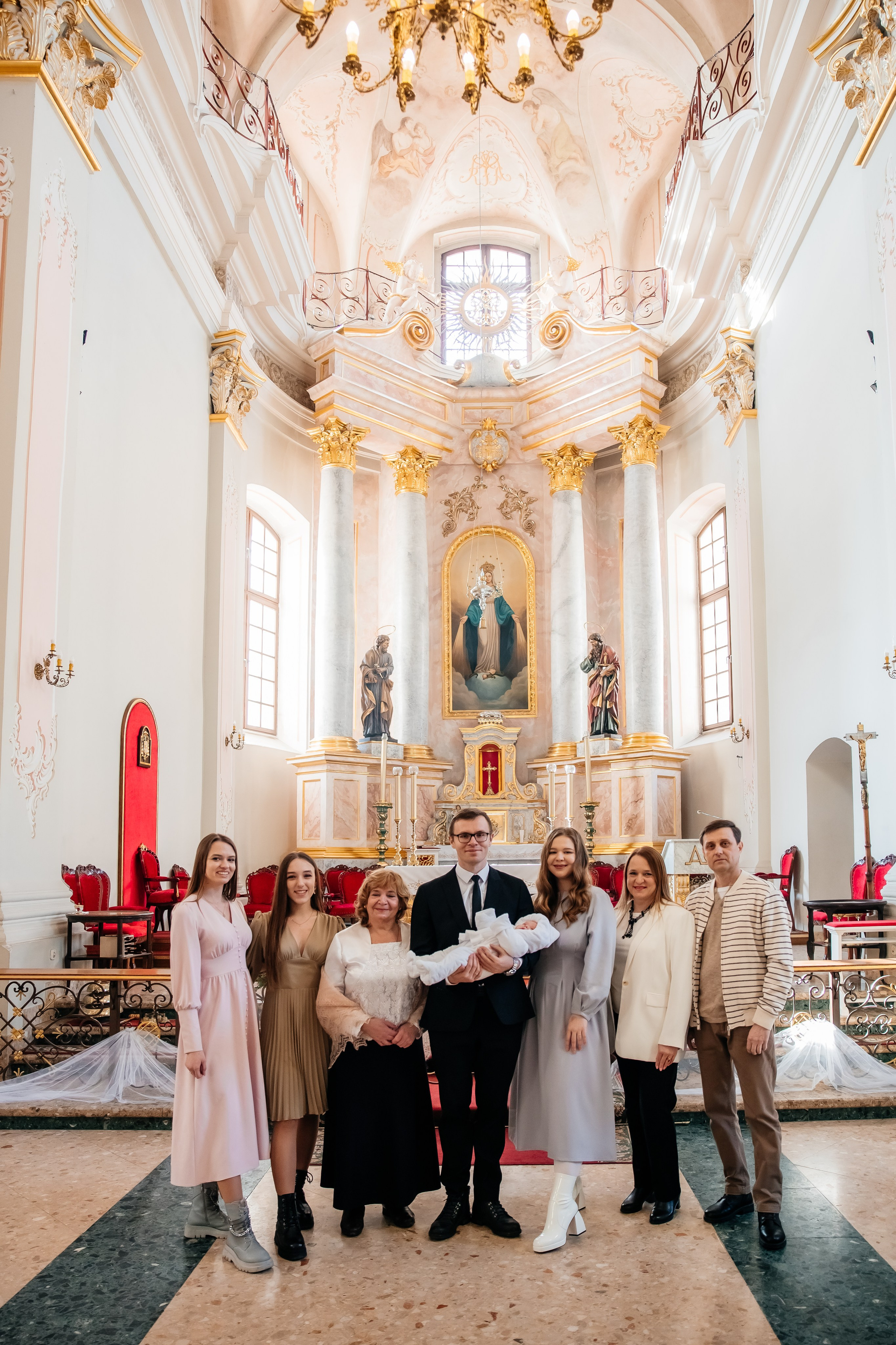 Крещение Софии. Архикафедральный костел Имени Пресвятой Девы Марии. Фотограф ВИКА МЕДУЗА