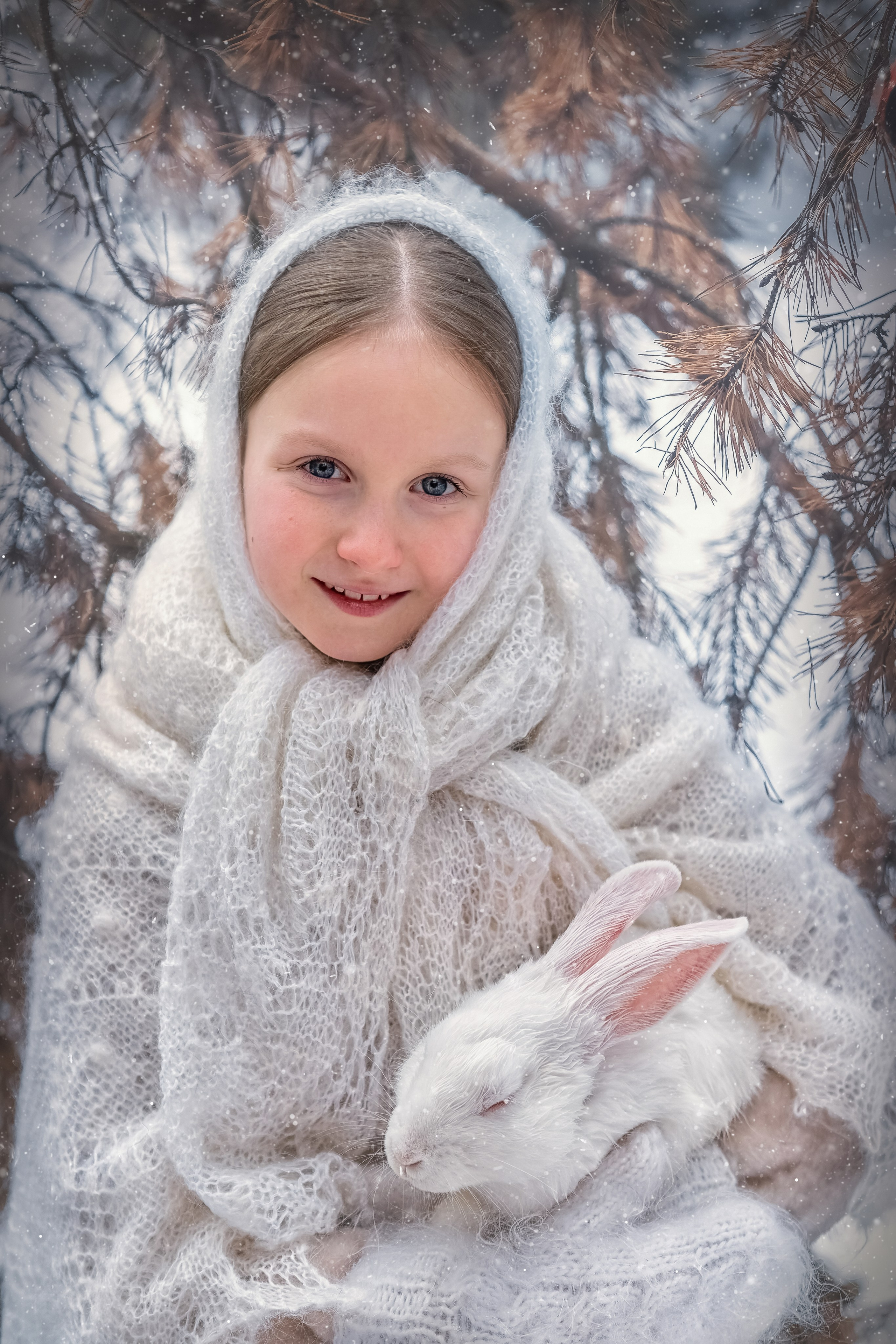 Фотосессия с кроликами в Москве от фотографа Елены Жмельковой
