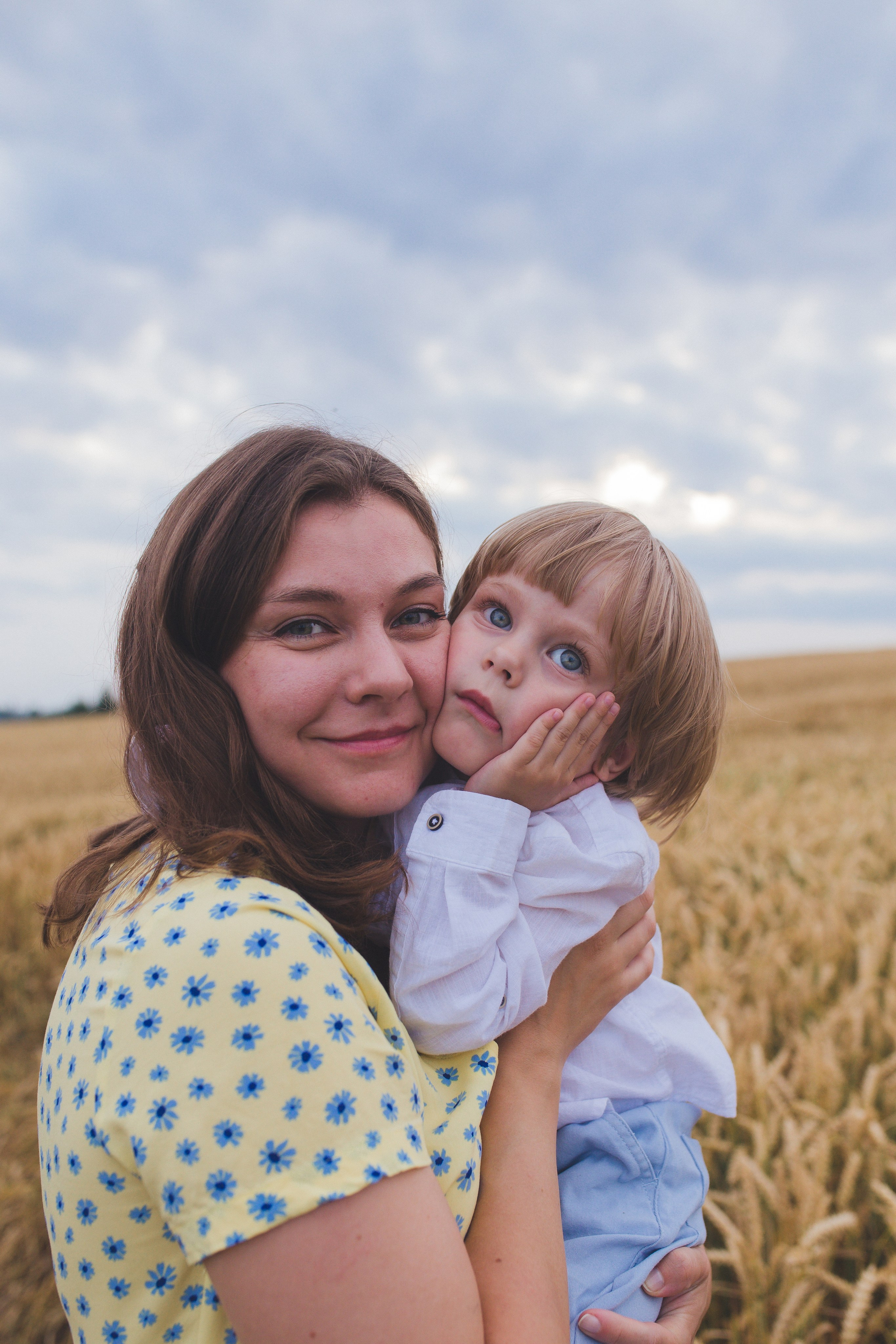 Мама с сыном