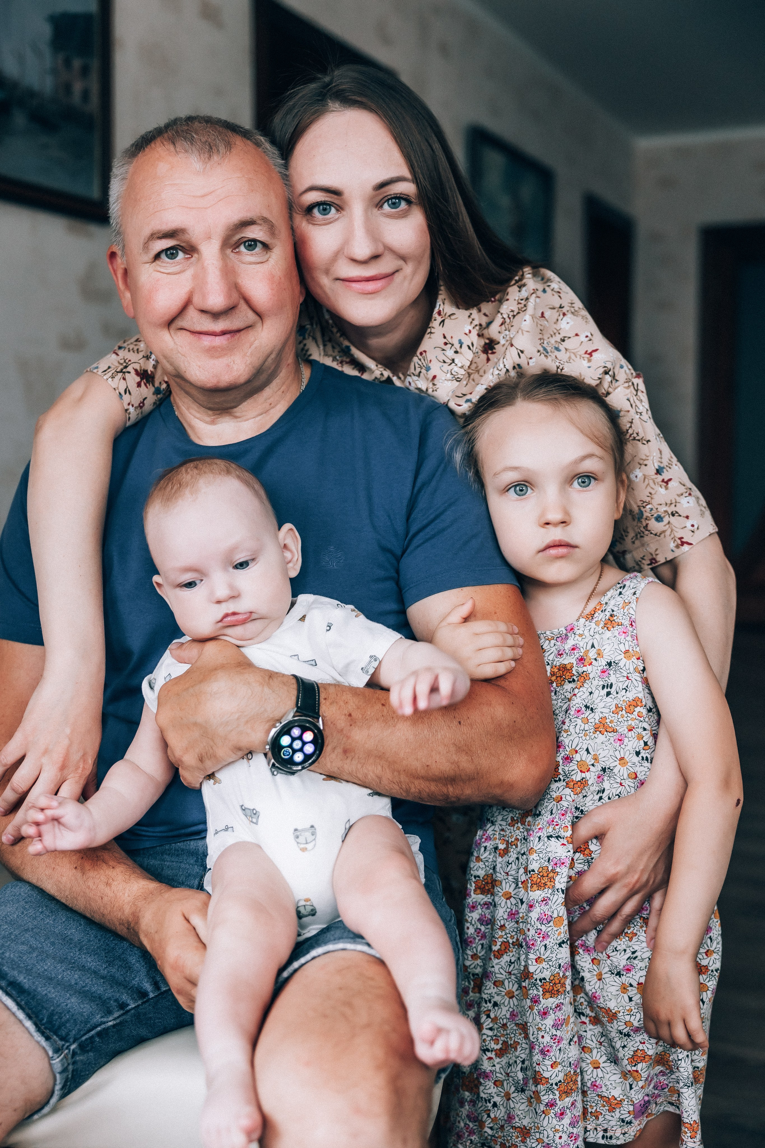 Семейная Домашняя фотосессия