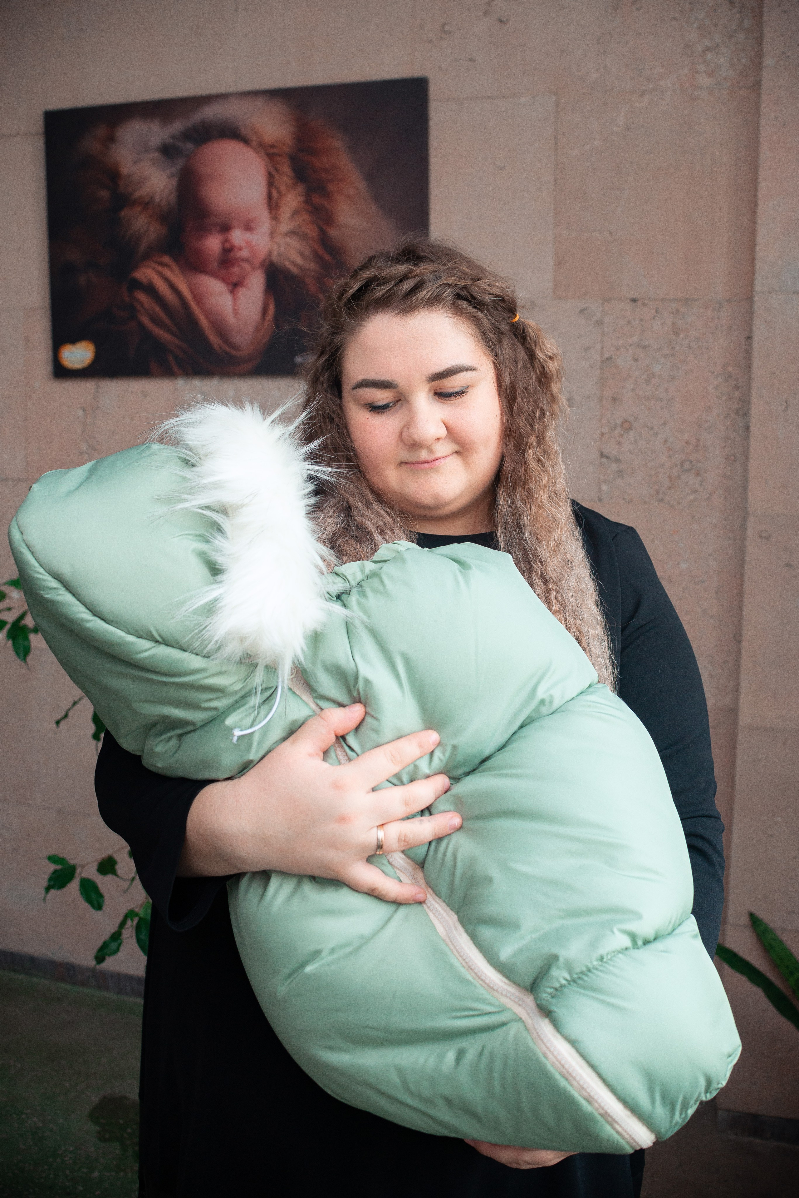 Выписка Алины 1 РД. Семейный фотограф на выписку из роддома и крещение Минск Настя Гришук